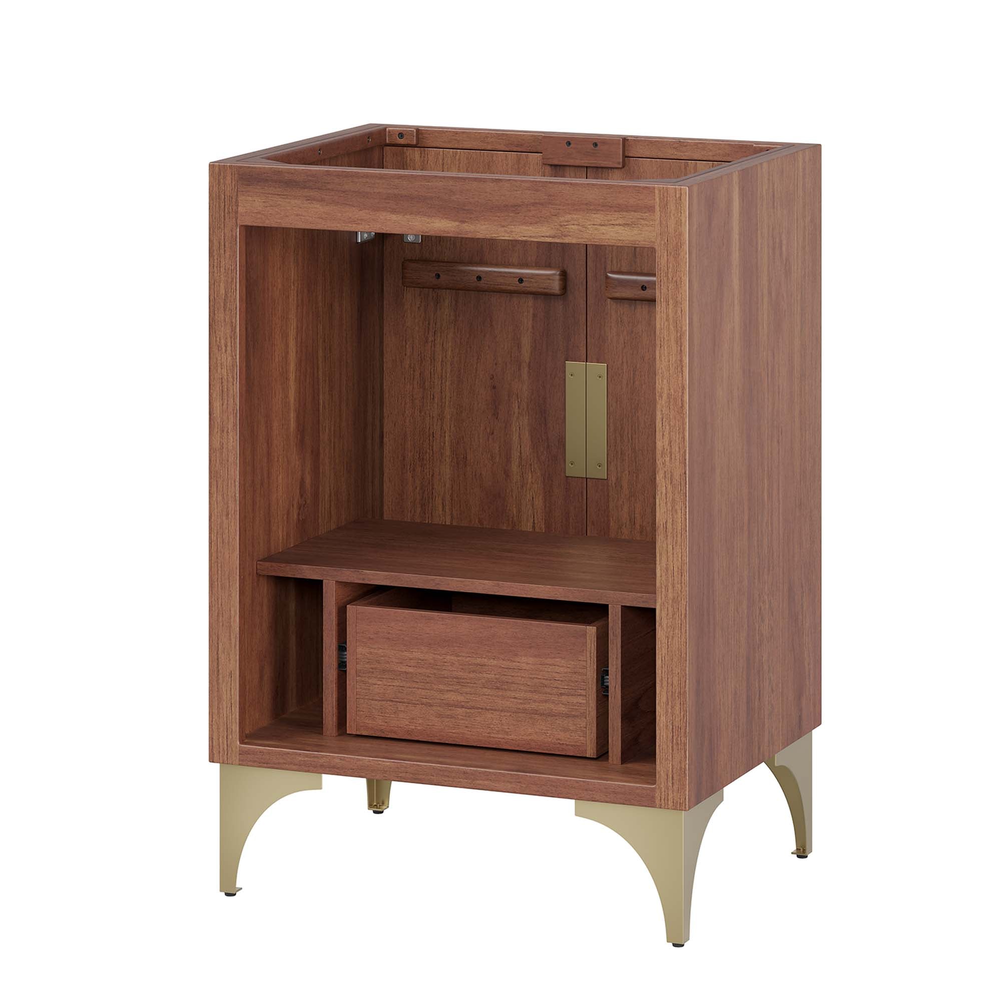 Daylight 24" Bathroom Vanity Cabinet, Walnut