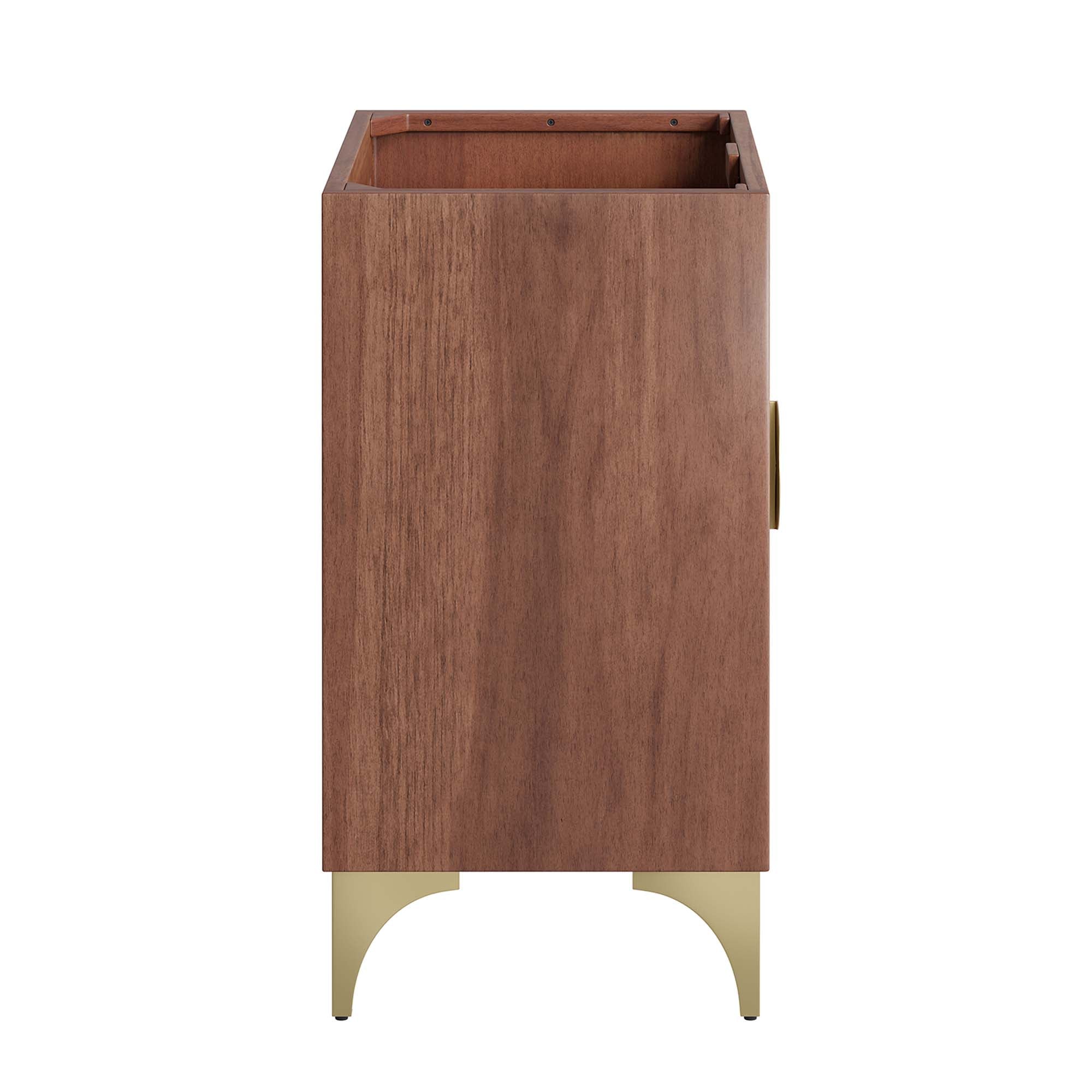 Daylight 30" Bathroom Vanity Cabinet, Walnut