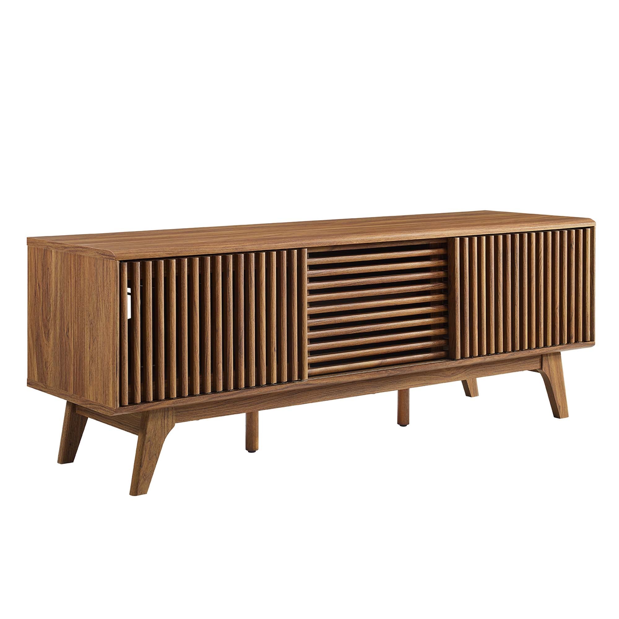 Iterate 59" TV Stand, Walnut