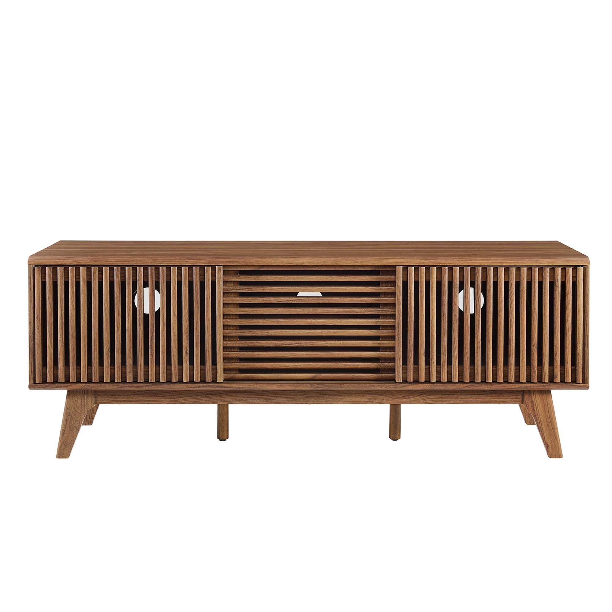 Iterate 59" TV Stand, Walnut