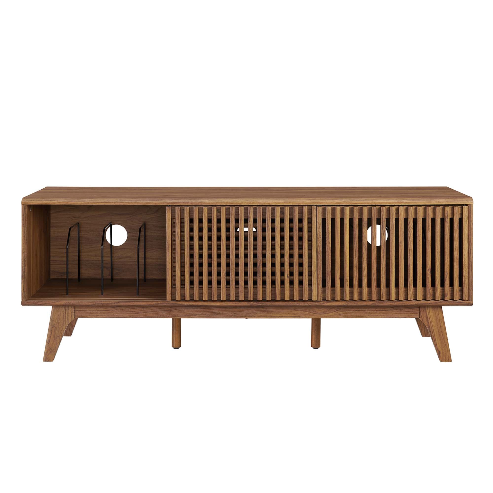 Iterate 59" TV Stand, Walnut