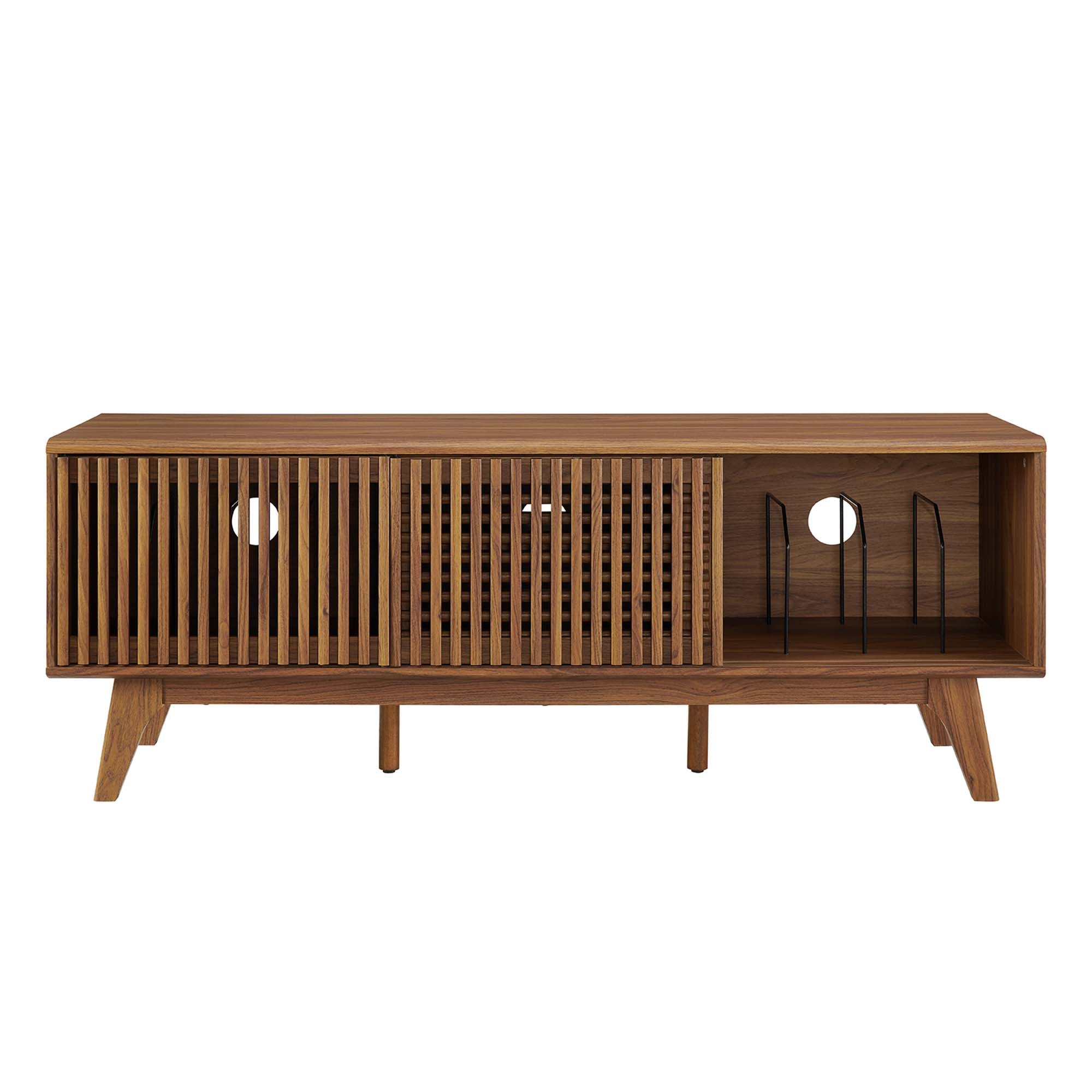 Iterate 59" TV Stand, Walnut