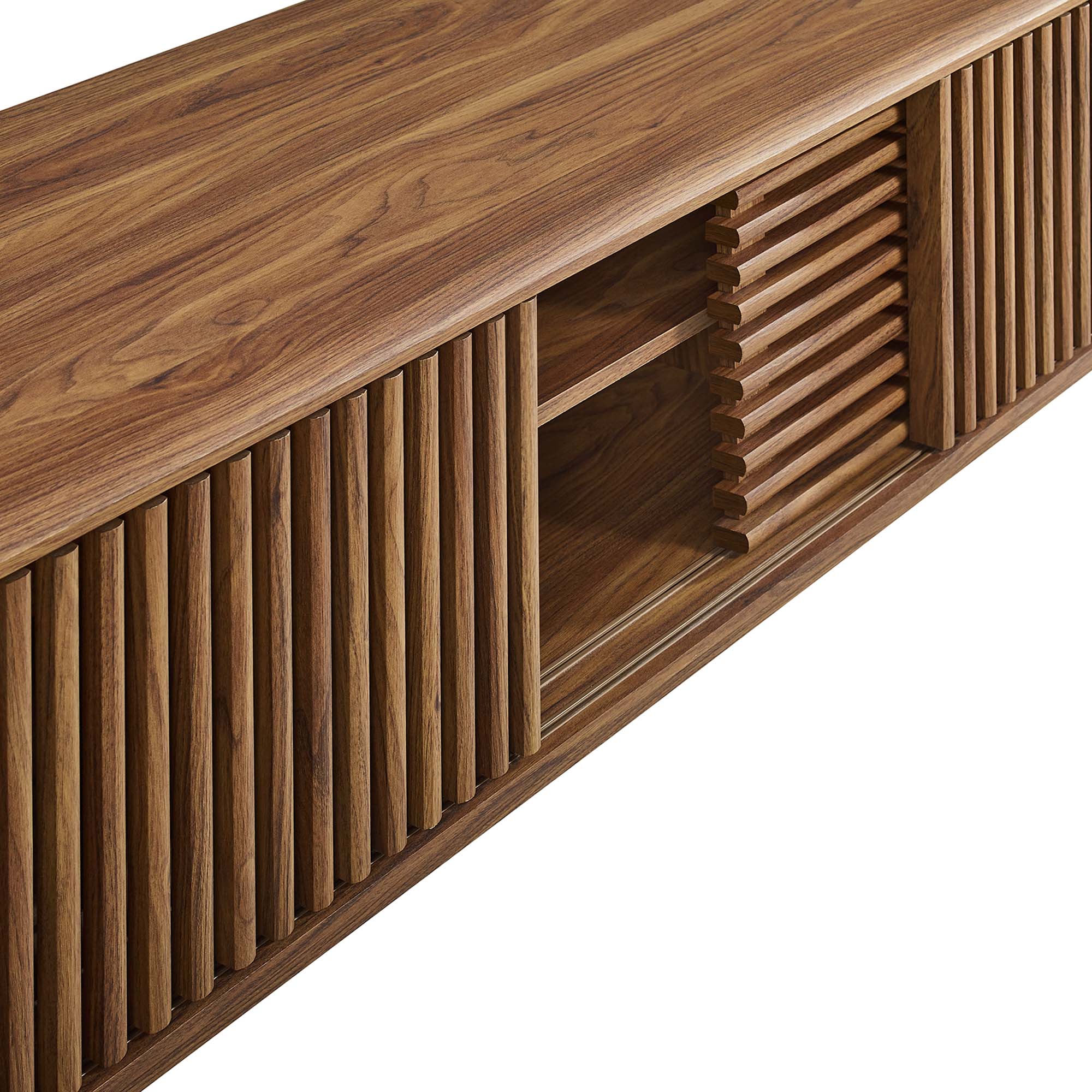 Iterate 59" TV Stand, Walnut