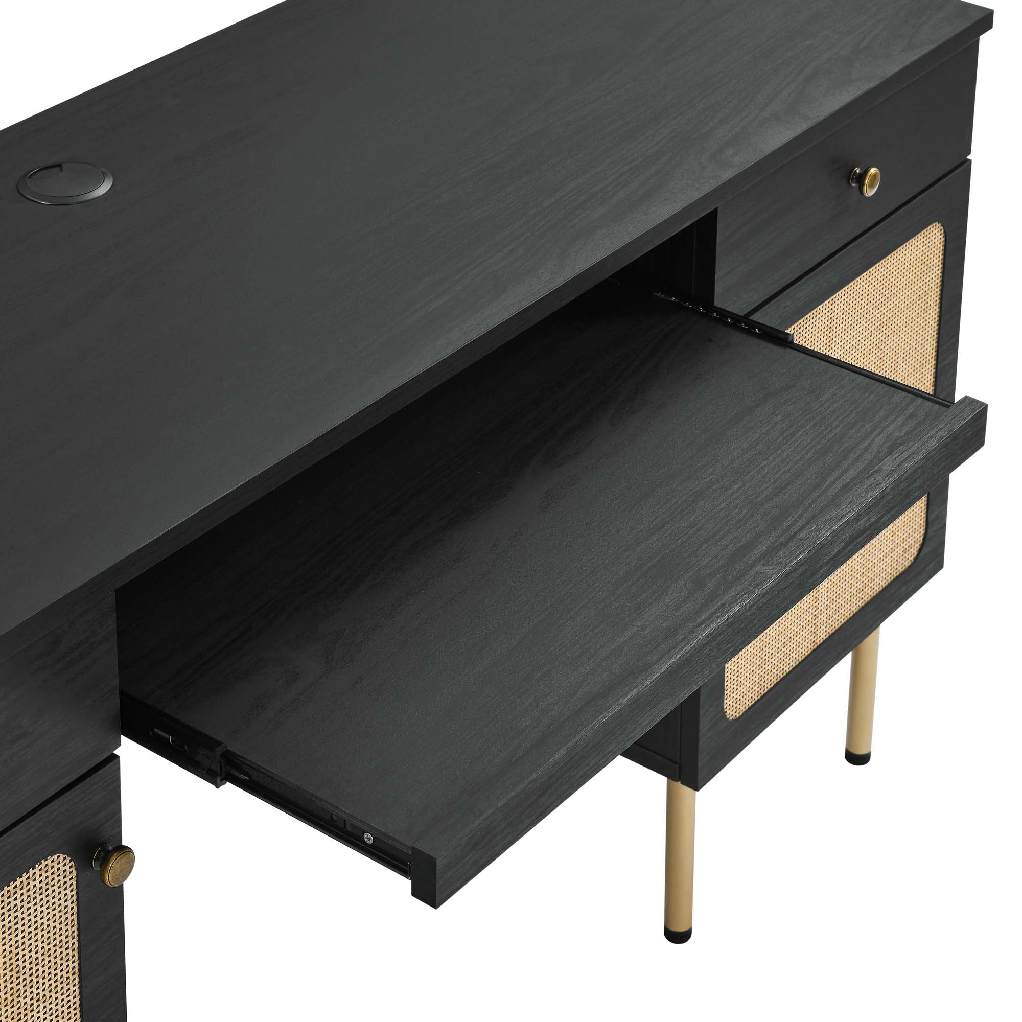 Chaucer Office Desk, Black
