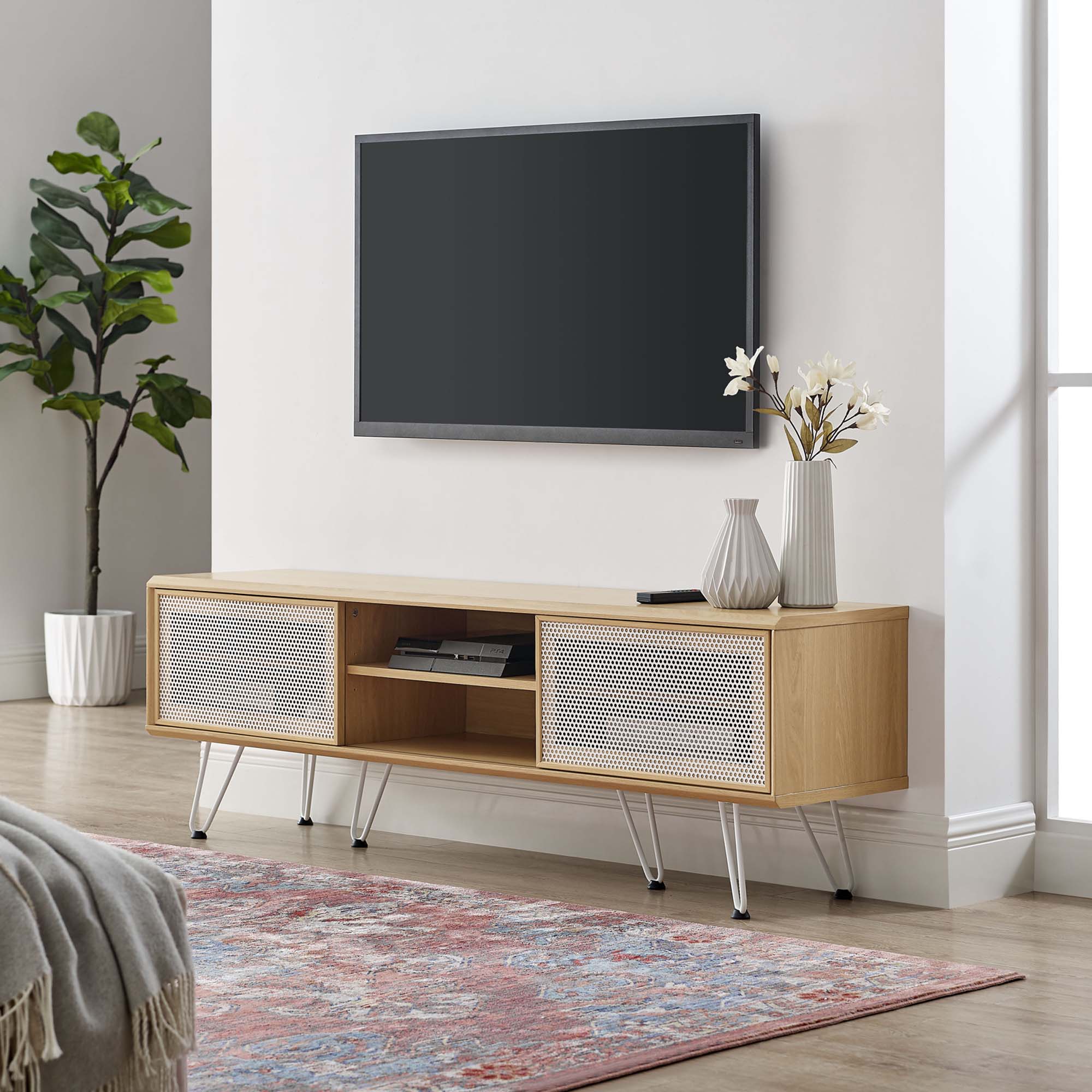 Nomad 59" TV Stand, Oak