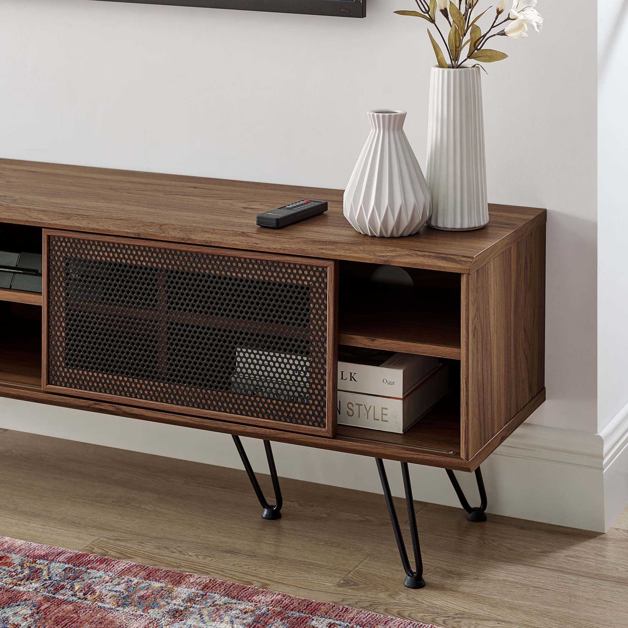 Nomad 59" TV Stand, Walnut