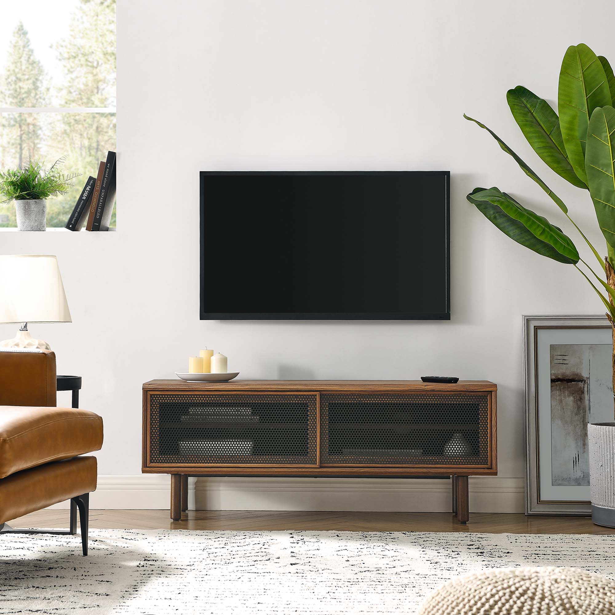 Kurtis 47" TV Stand, Walnut
