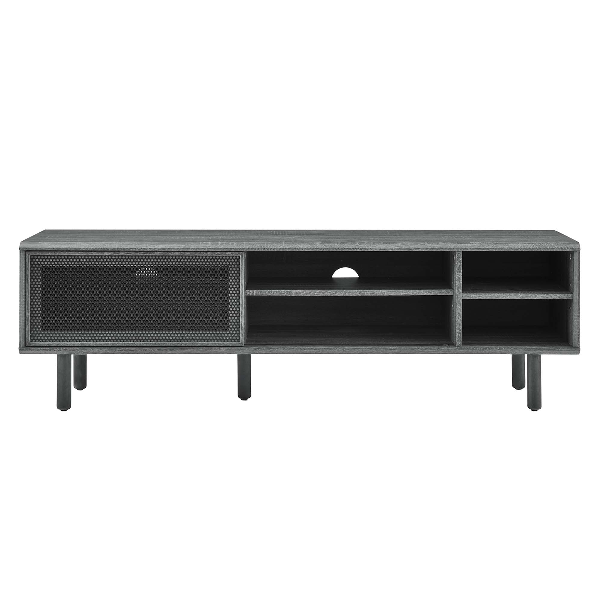 Kurtis 60" TV Stand, Charcoal