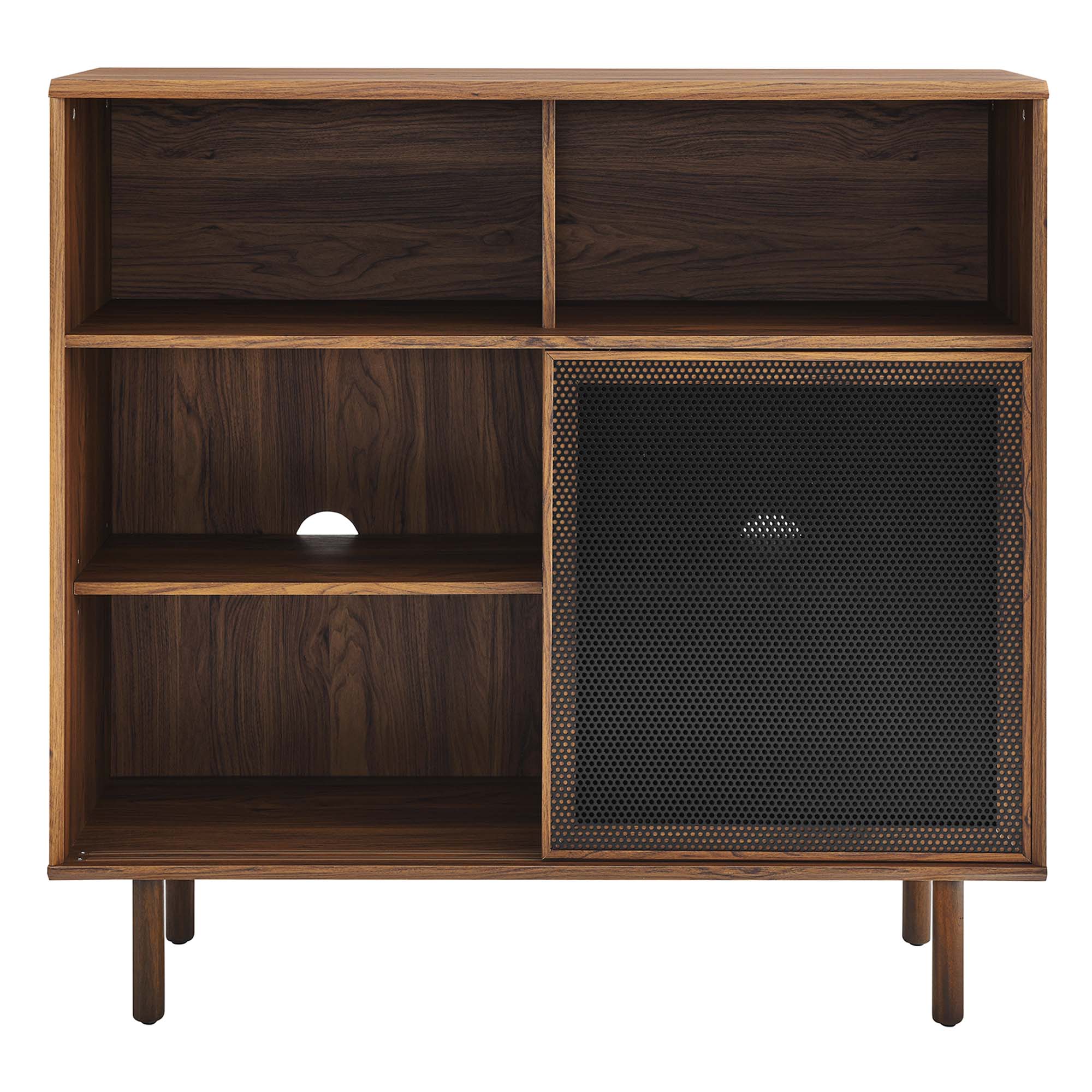 Kurtis 47" Display Cabinet, Walnut