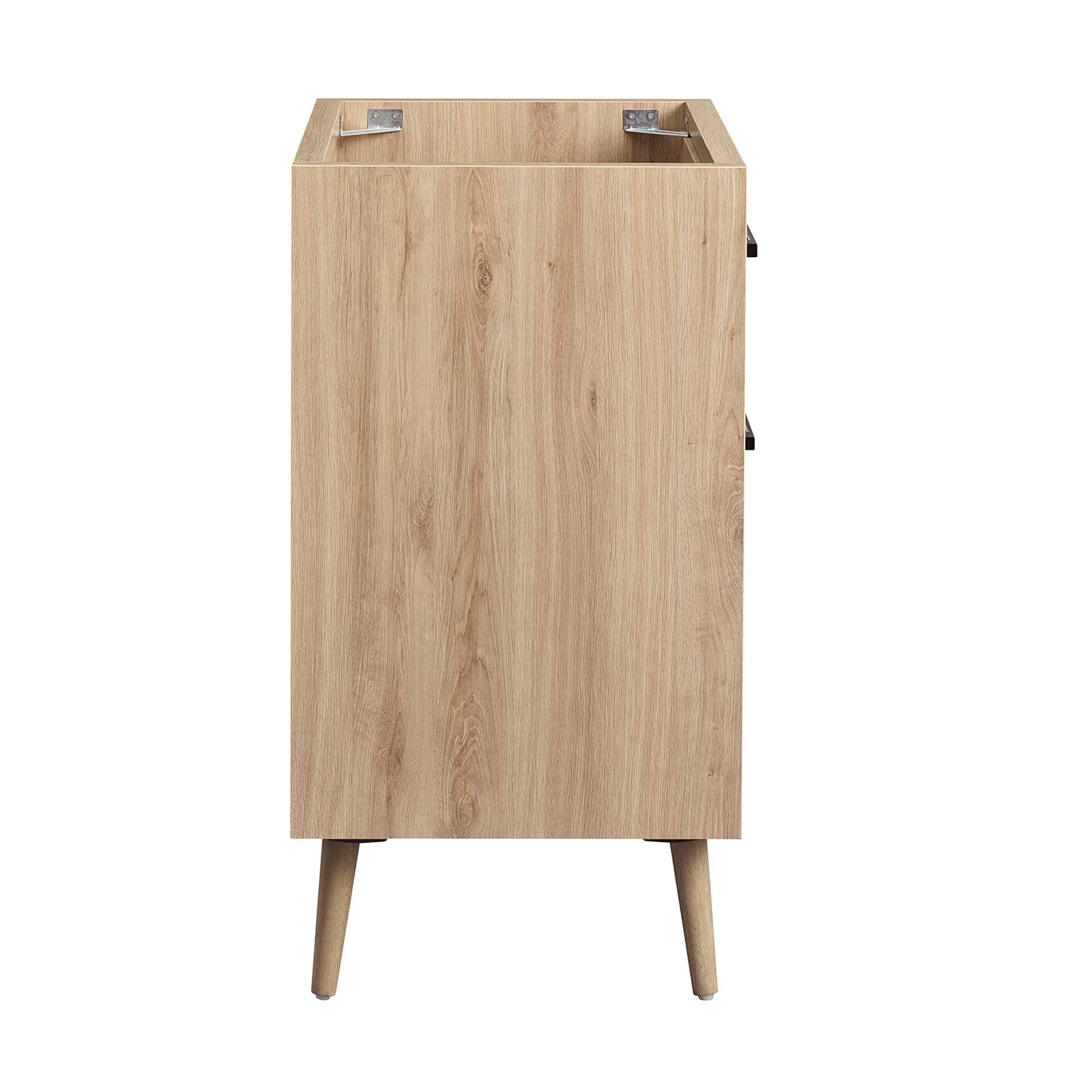 Maverick 24" Bathroom Vanity Cabinet Sink Basin Not Included, Oak White