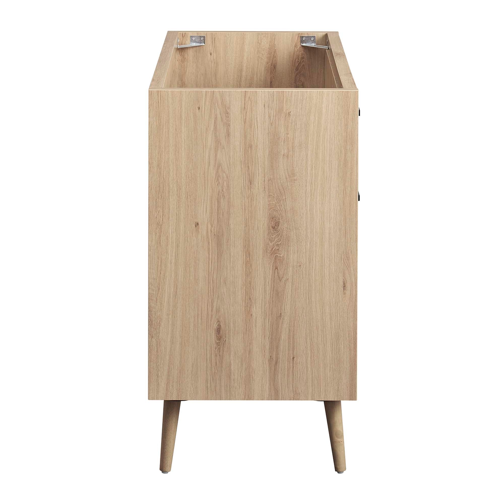 Maverick 36" Bathroom Vanity Cabinet Sink Basin Not Included, Oak White