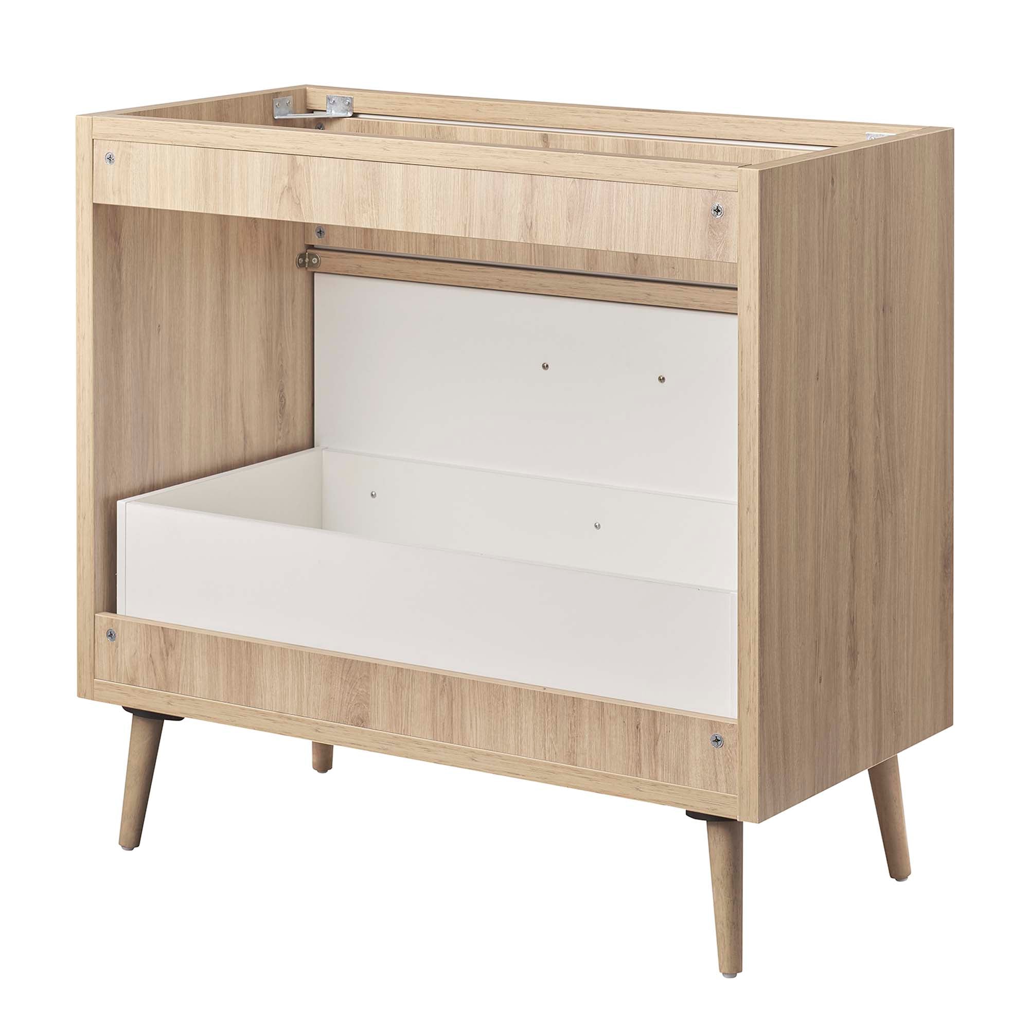 Maverick 36" Bathroom Vanity Cabinet Sink Basin Not Included, Oak White