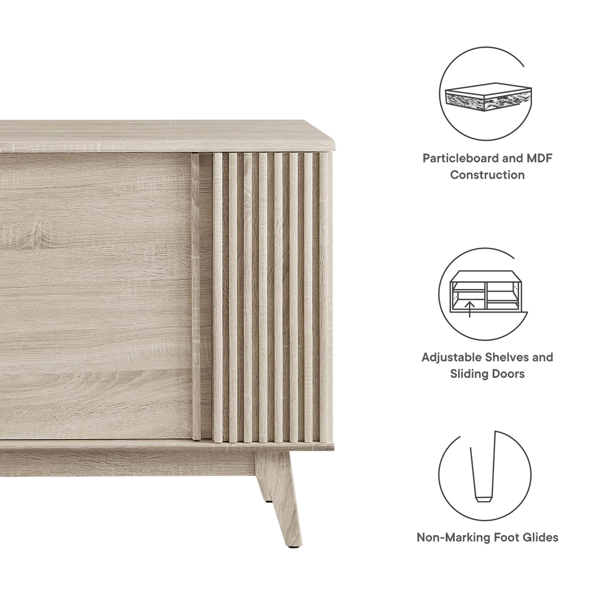 Eudora Sideboard, Oak