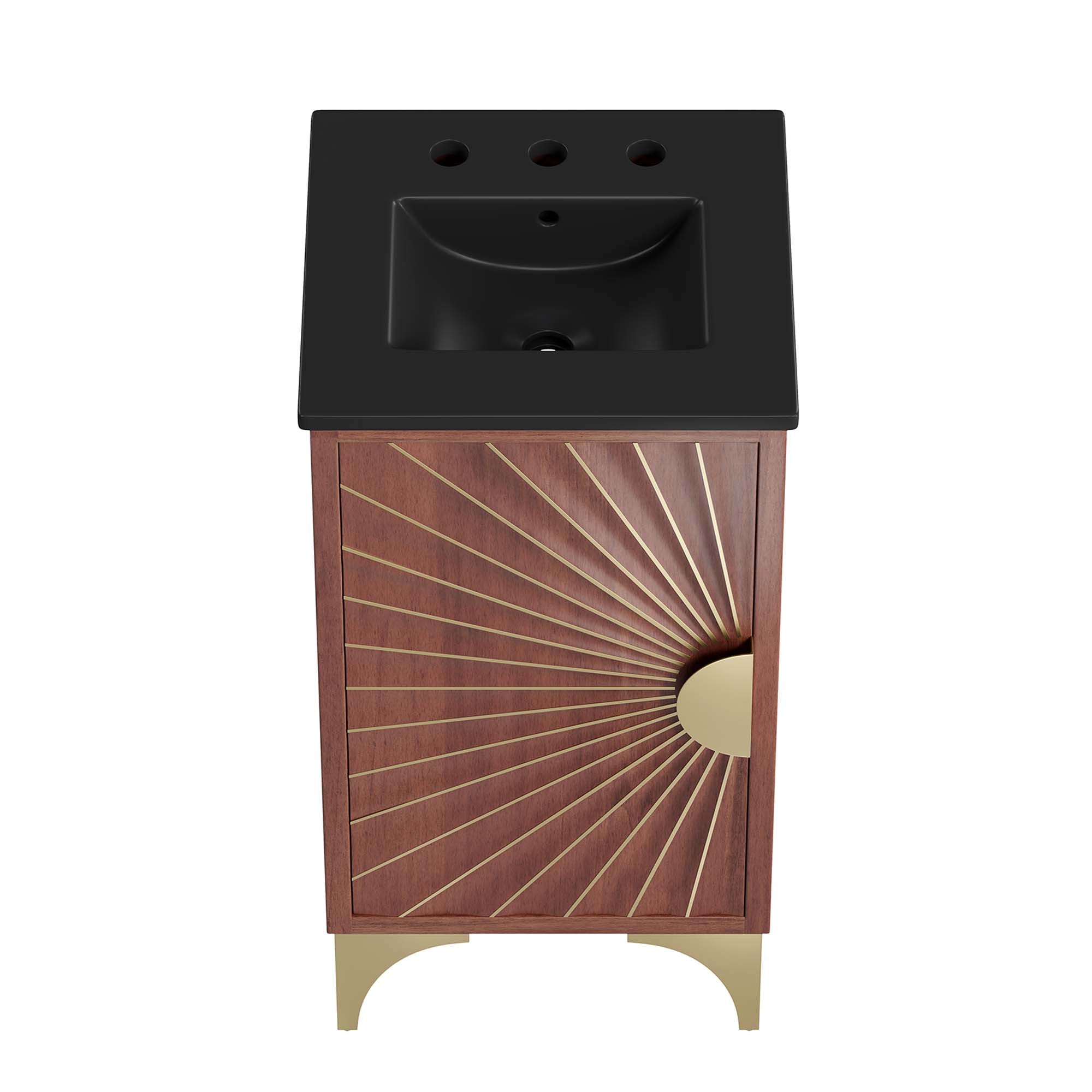 Daylight 18" Bathroom Vanity, Black Walnut