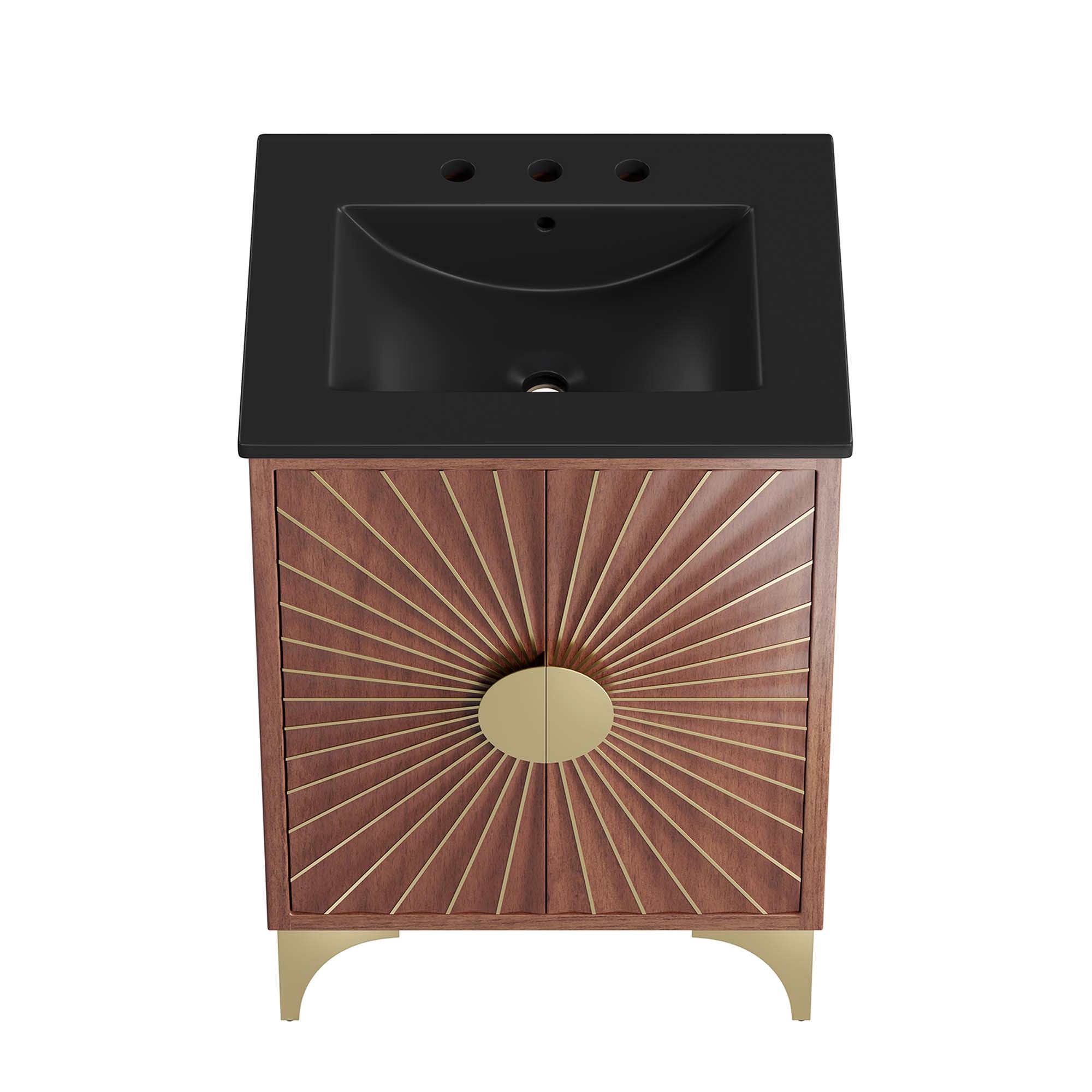 Daylight 24" Bathroom Vanity, Black Walnut