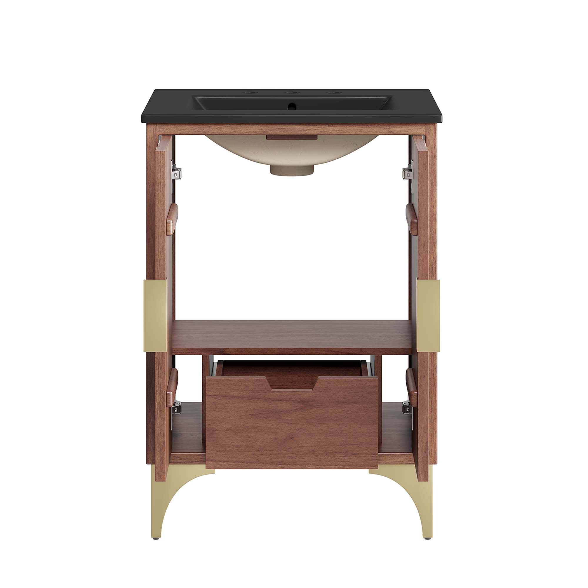 Daylight 24" Bathroom Vanity, Black Walnut