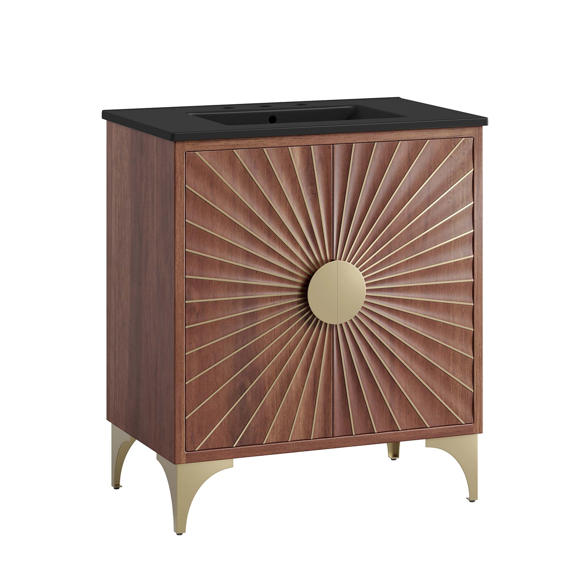 Daylight 30" Bathroom Vanity, Black Walnut