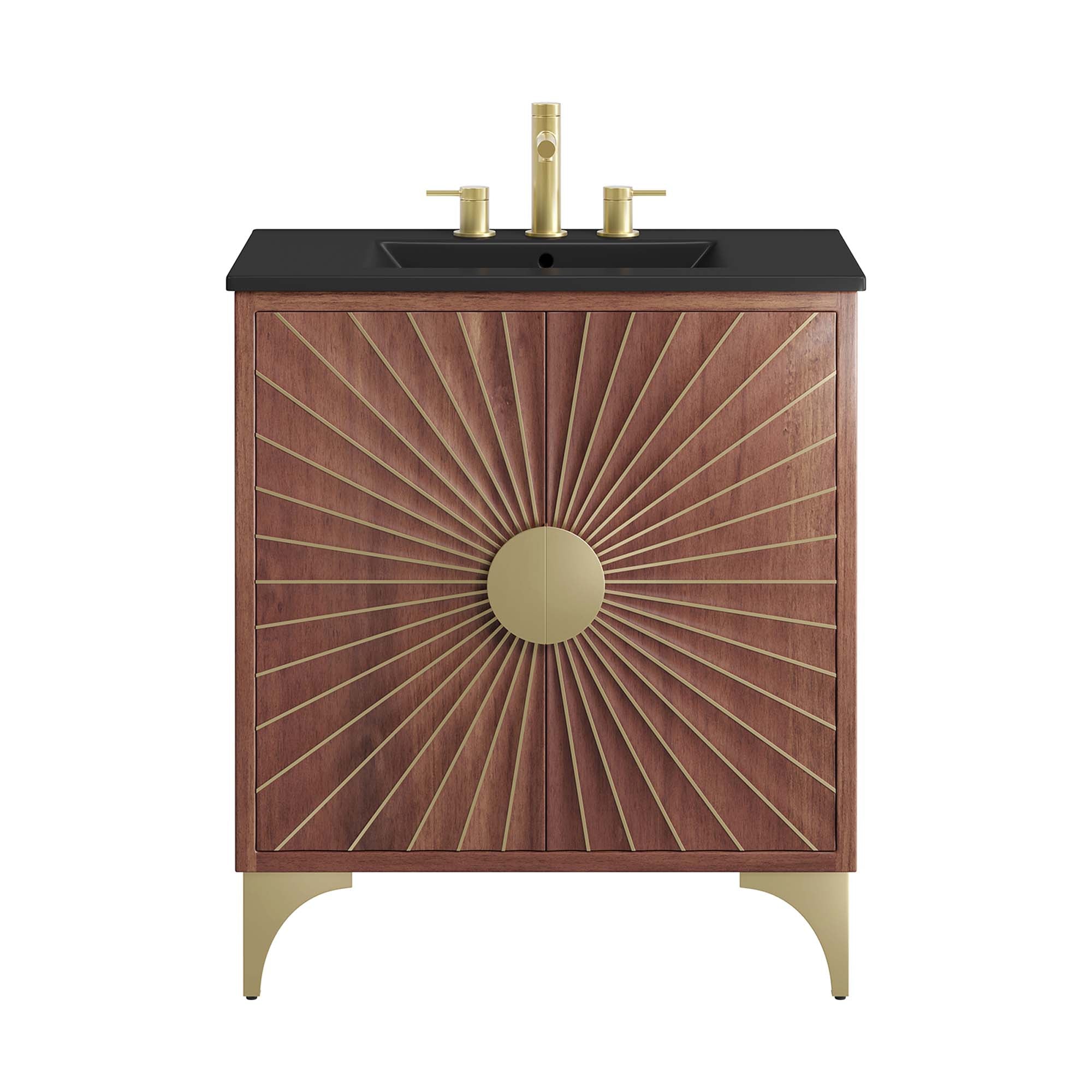 Daylight 30" Bathroom Vanity, Black Walnut