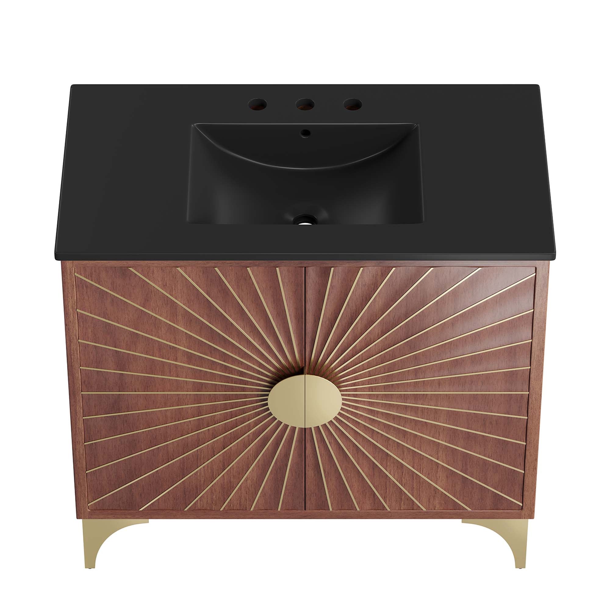Daylight 36" Bathroom Vanity, Black Walnut