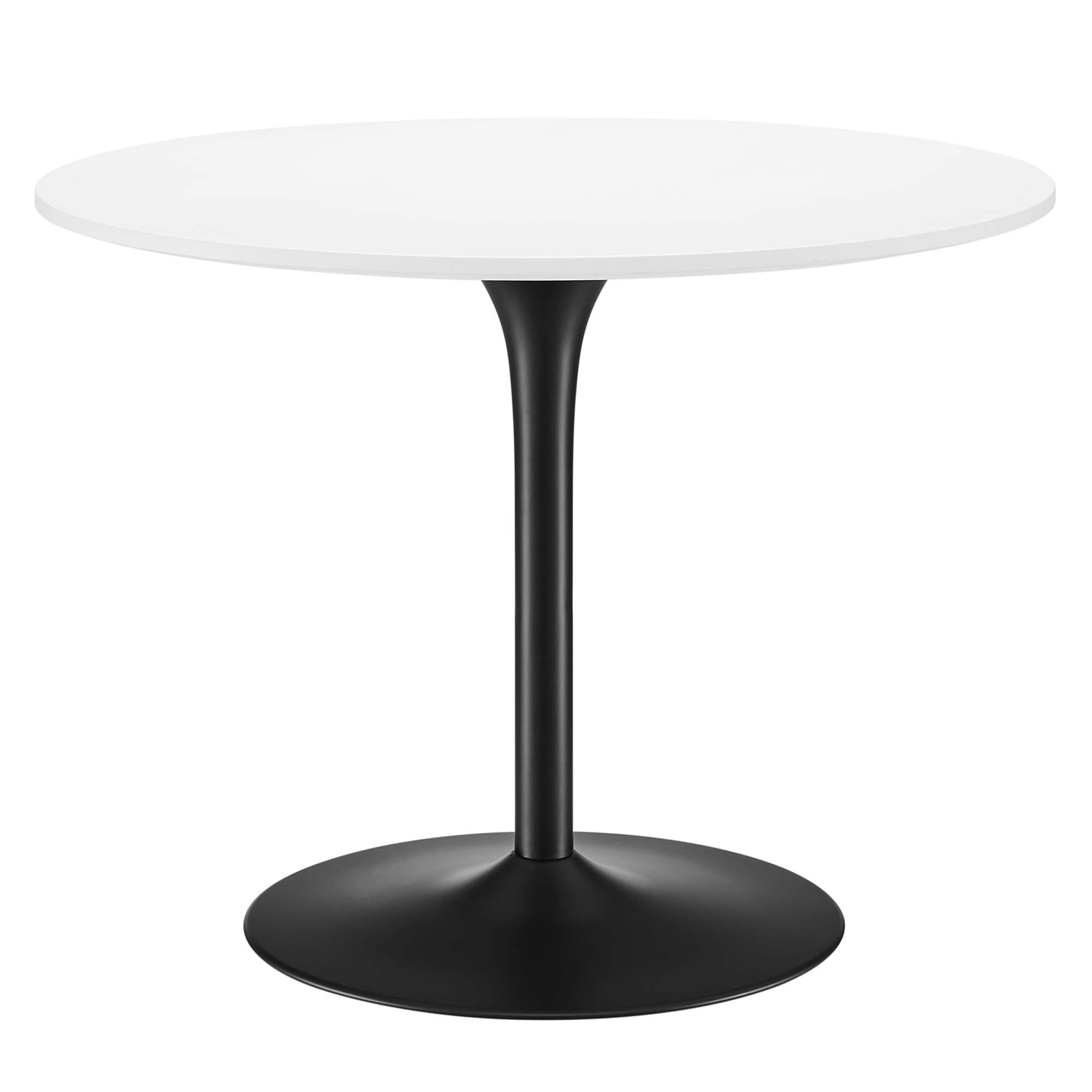 Pursuit 40" Dining Table, White Black
