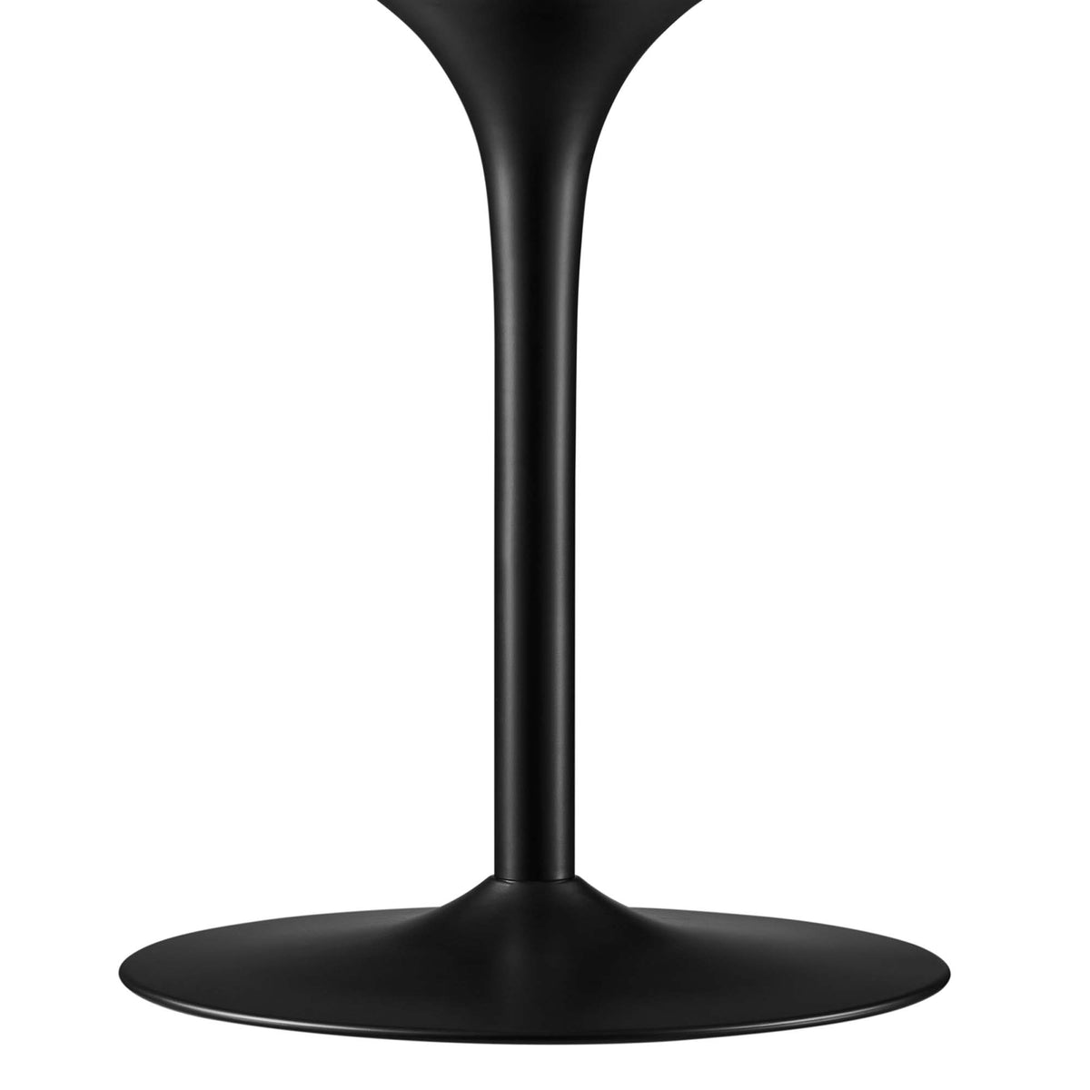 Pursuit 40" Dining Table, White Black