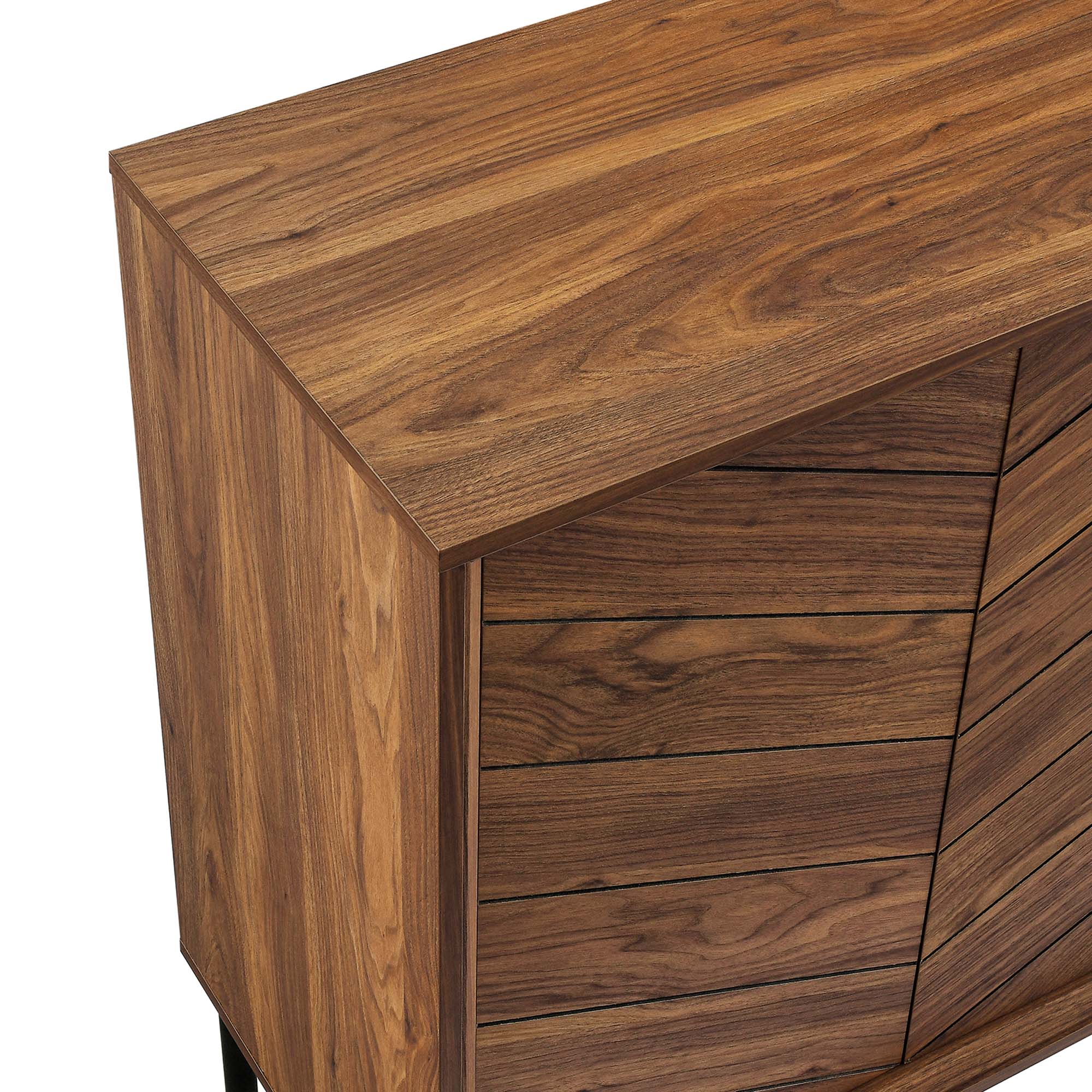 Harper Chevron Sideboard, Walnut