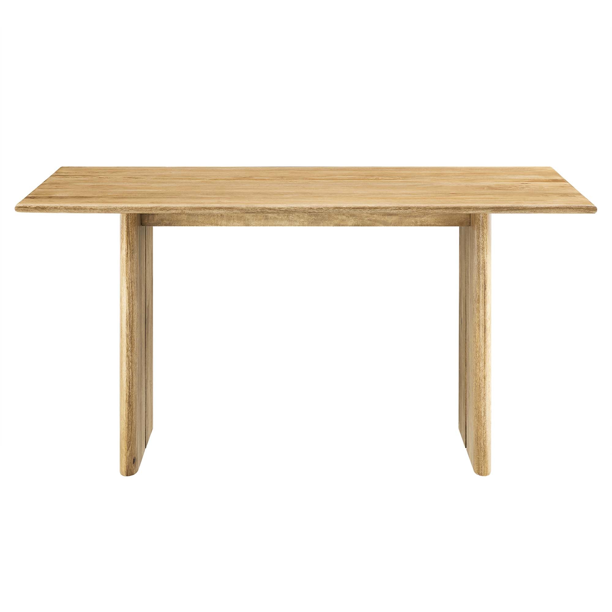 Amistad 60" Wood Dining Table, Oak