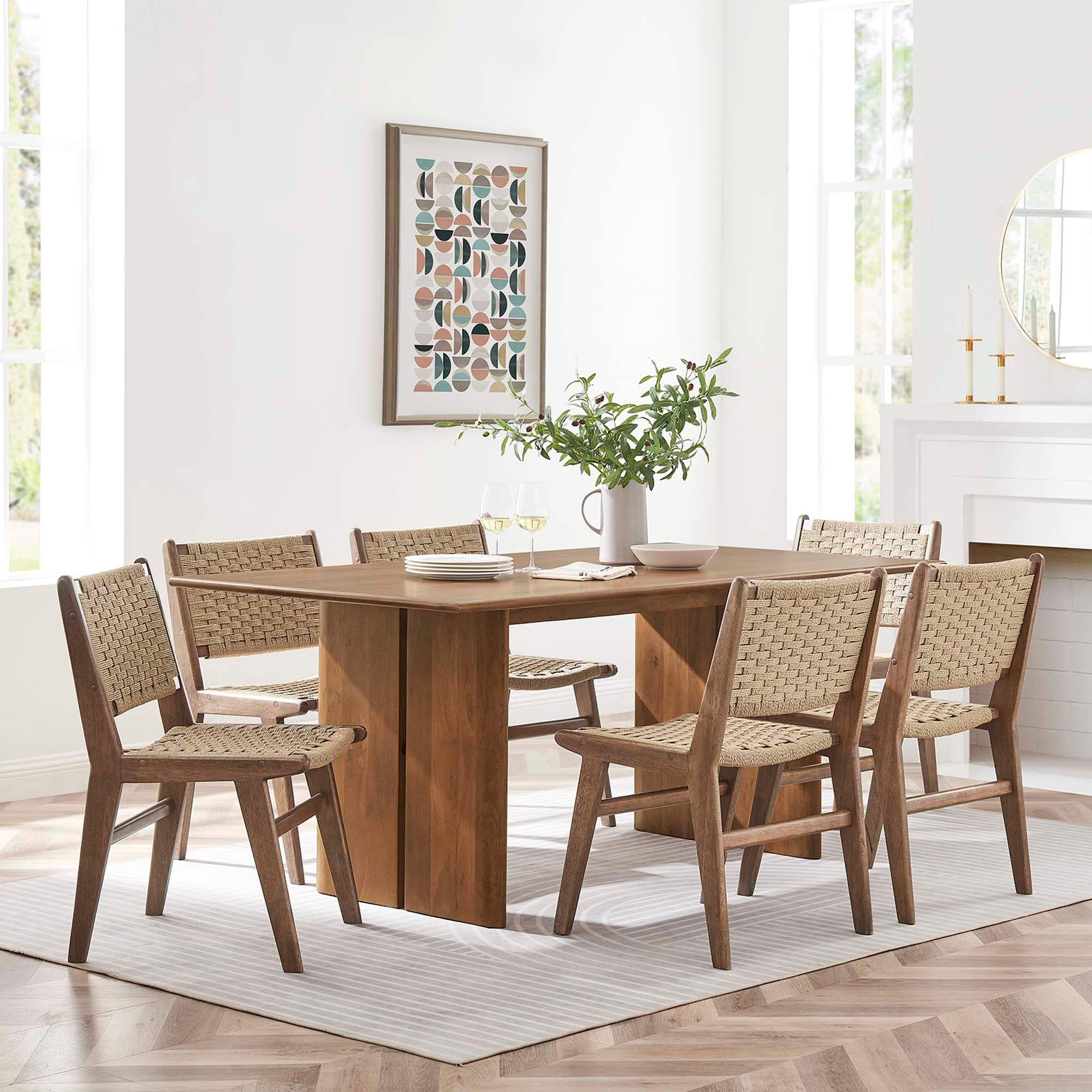 Amistad 72" Dining Table, Walnut