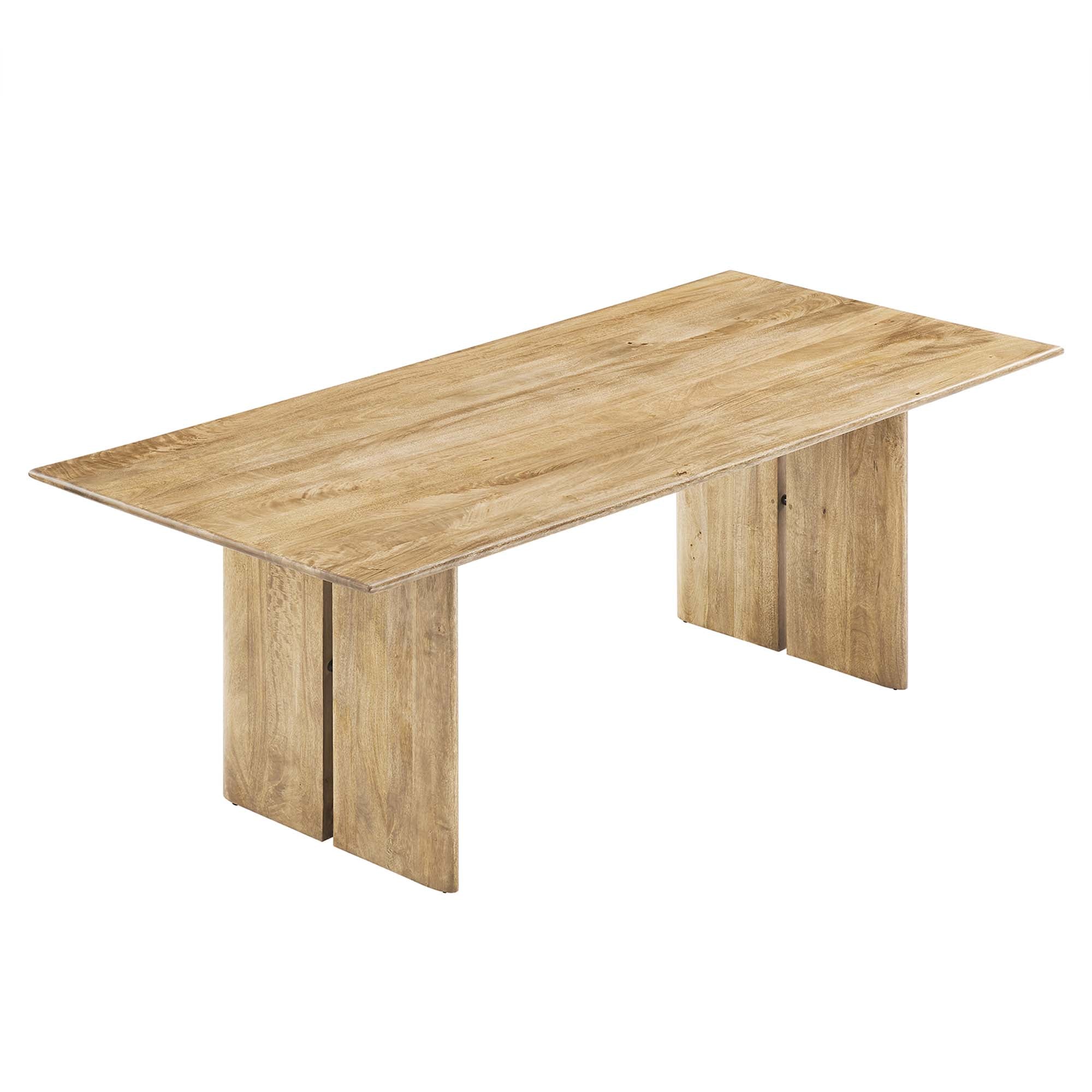Amistad 86" Wood Dining Table, Oak