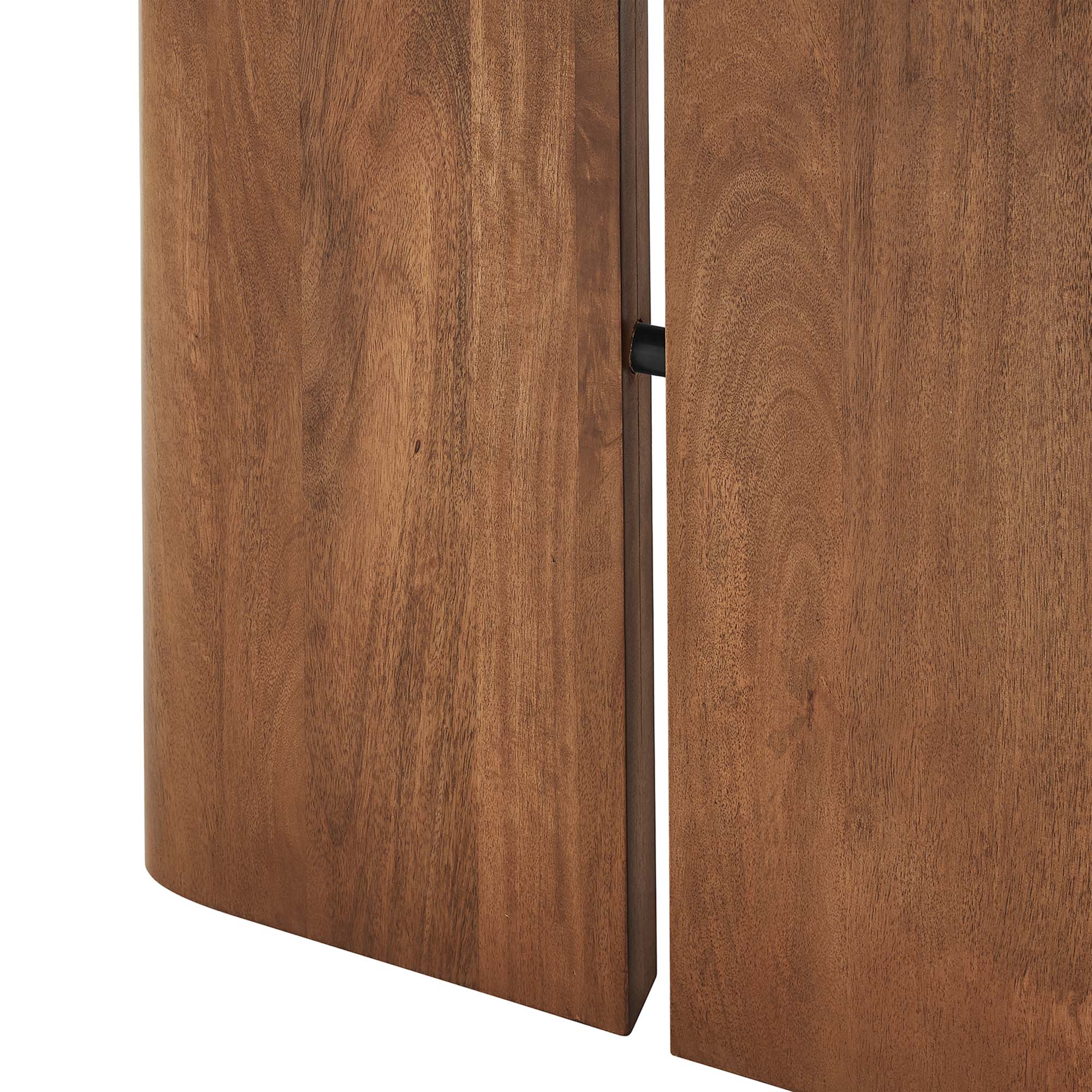 Amistad 86" Wood Dining Table, Walnut