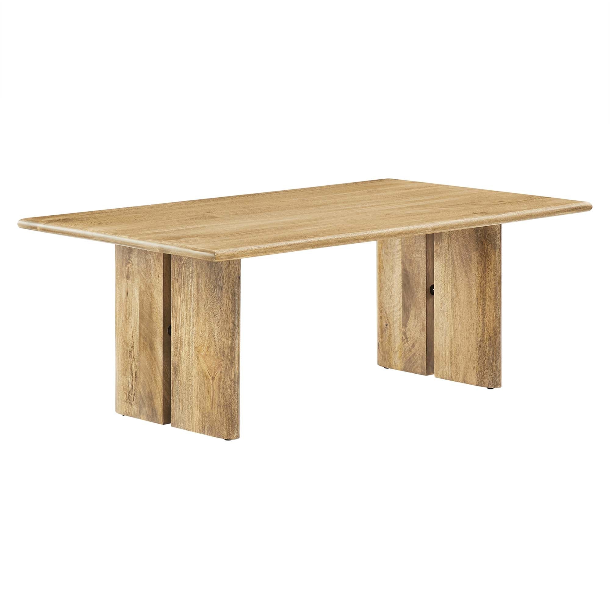 Amistad Wood Coffee Table, Oak