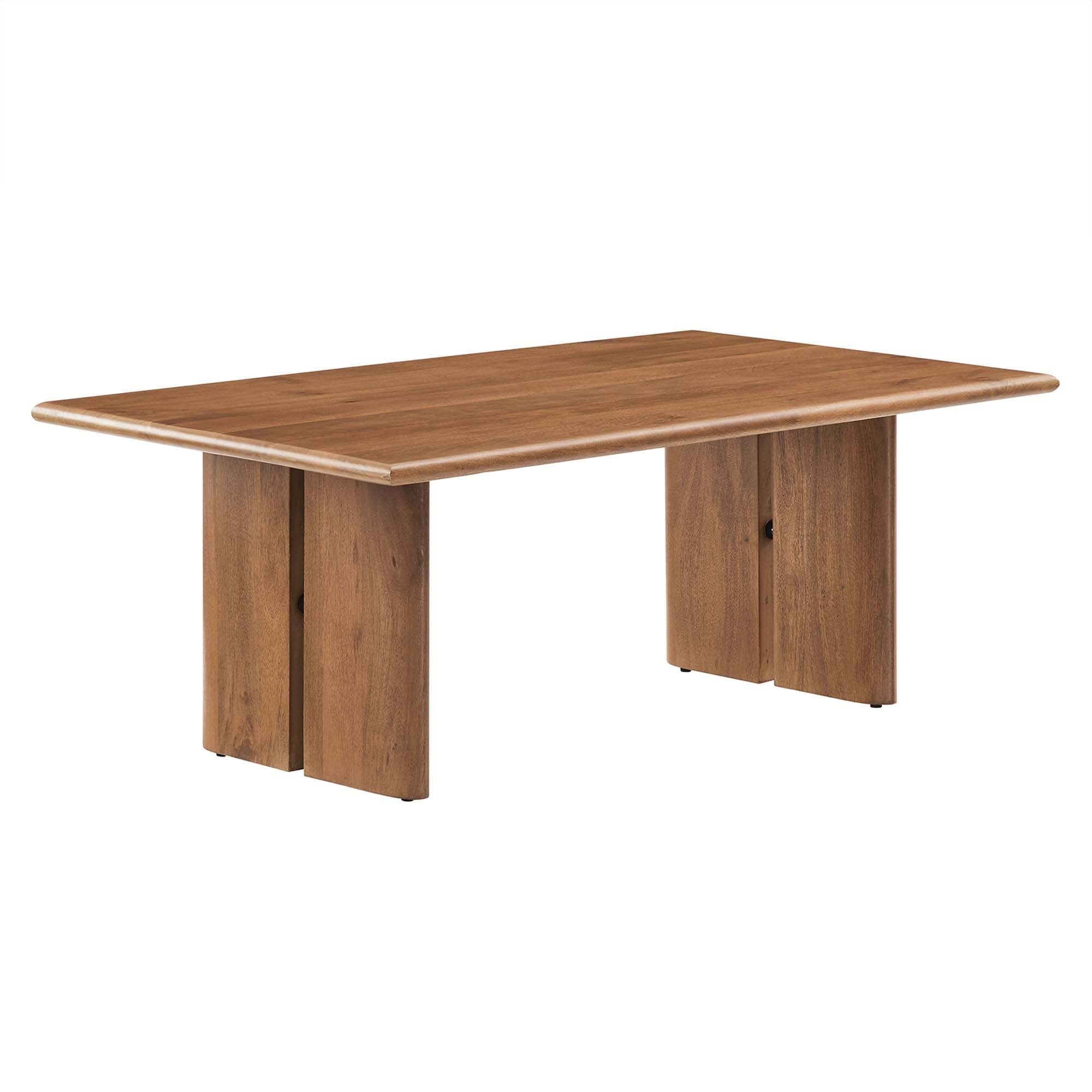 Amistad Wood Coffee Table, Walnut