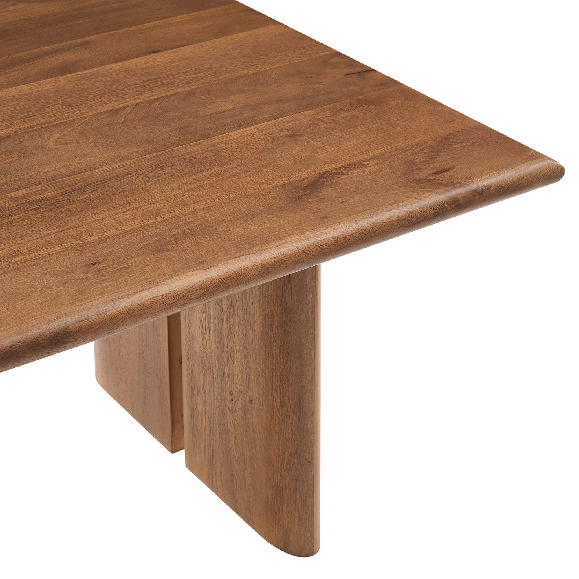 Amistad Wood Coffee Table, Walnut