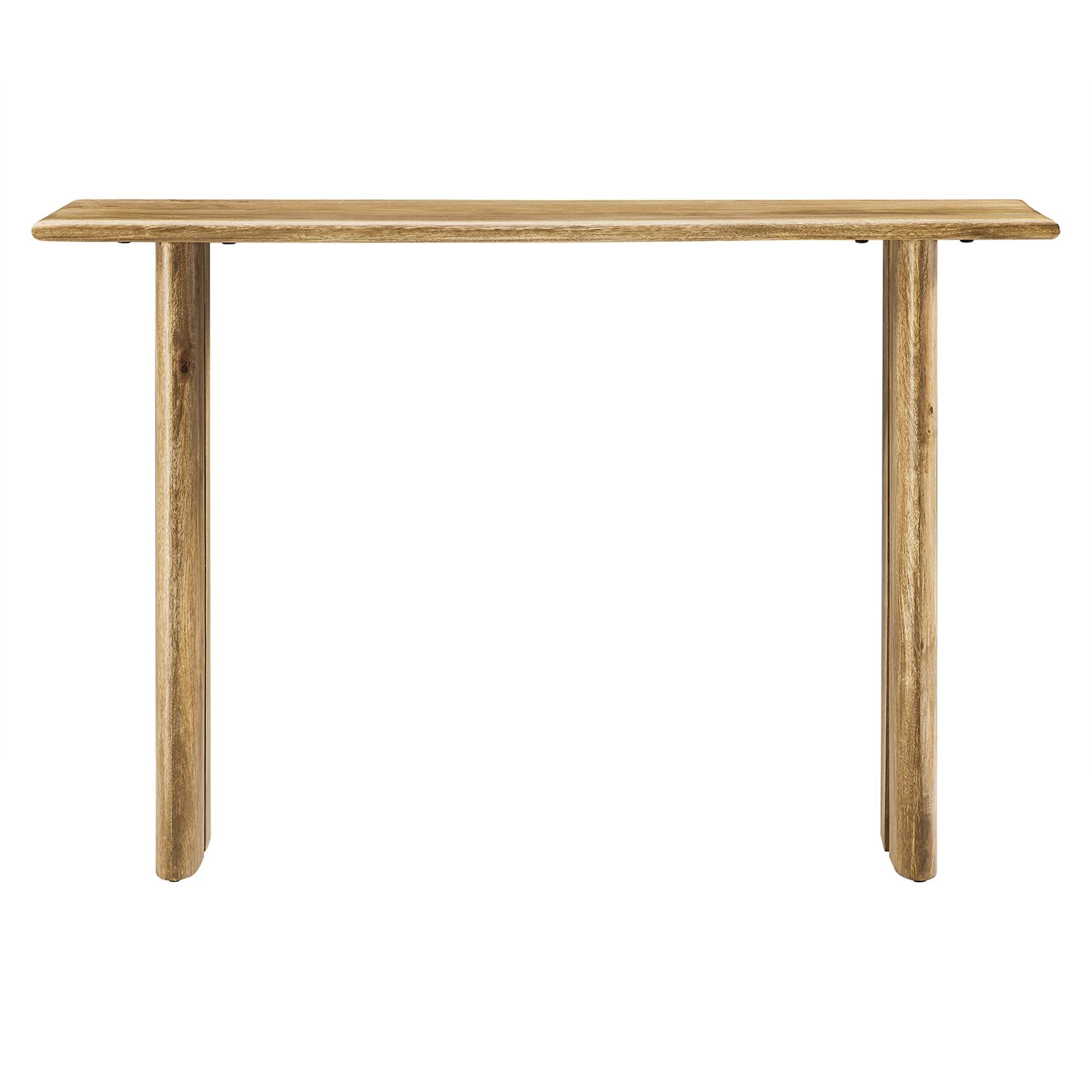 Amistad Wood Console Table, Oak
