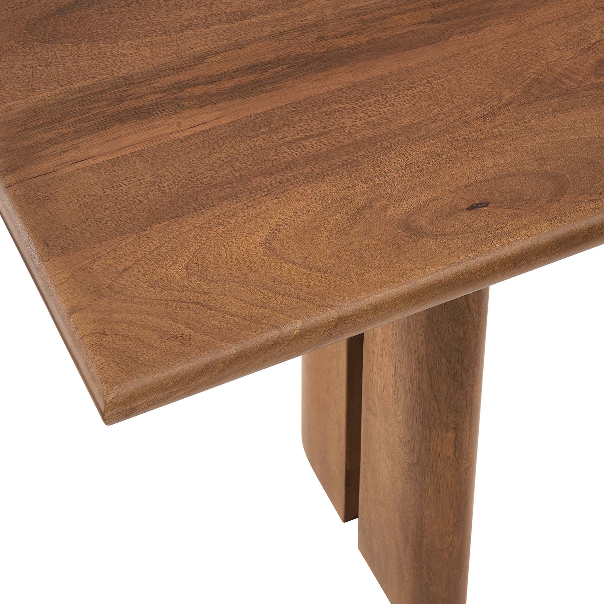 Amistad 72" Wood Bench, Walnut