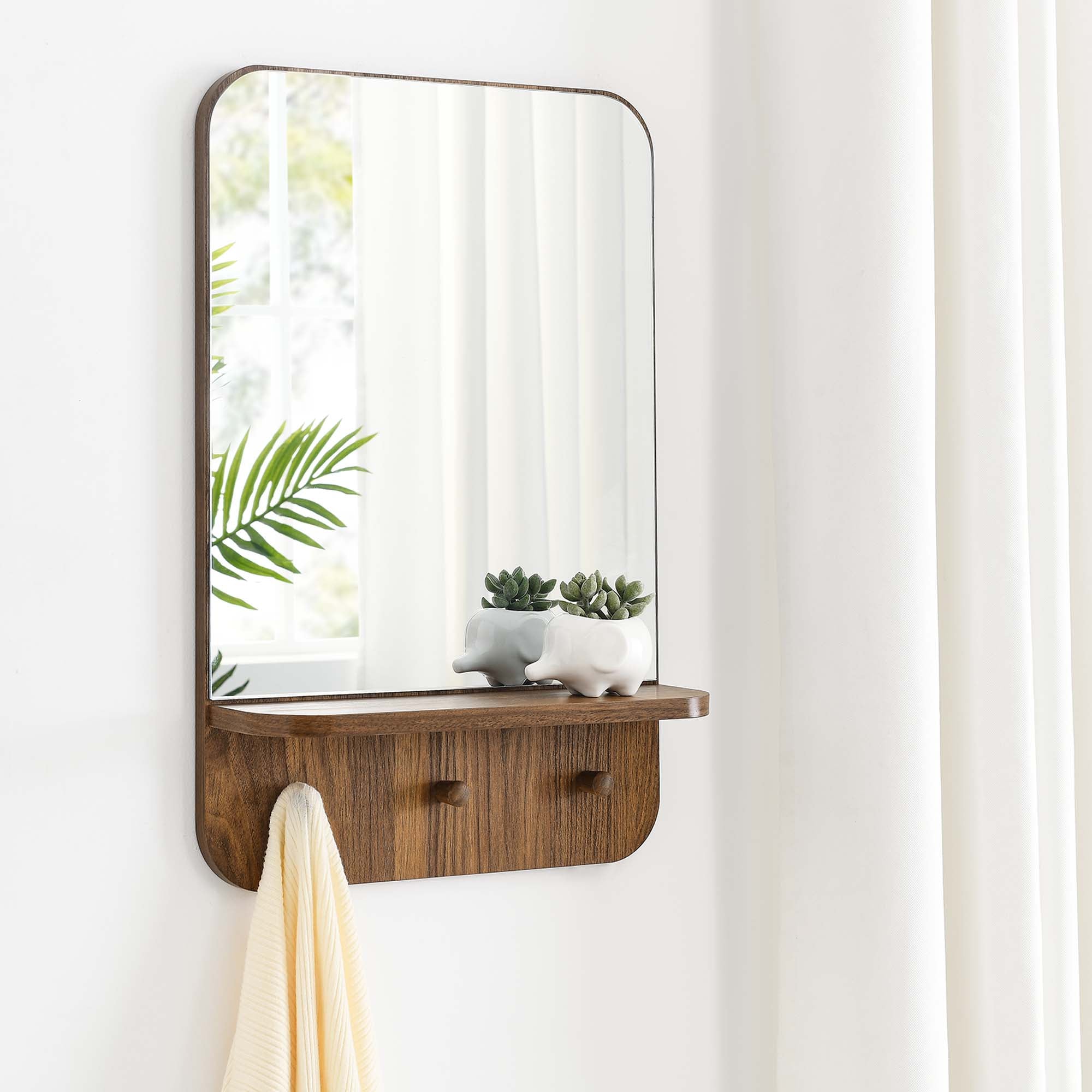 Lumina Mirror, Walnut
