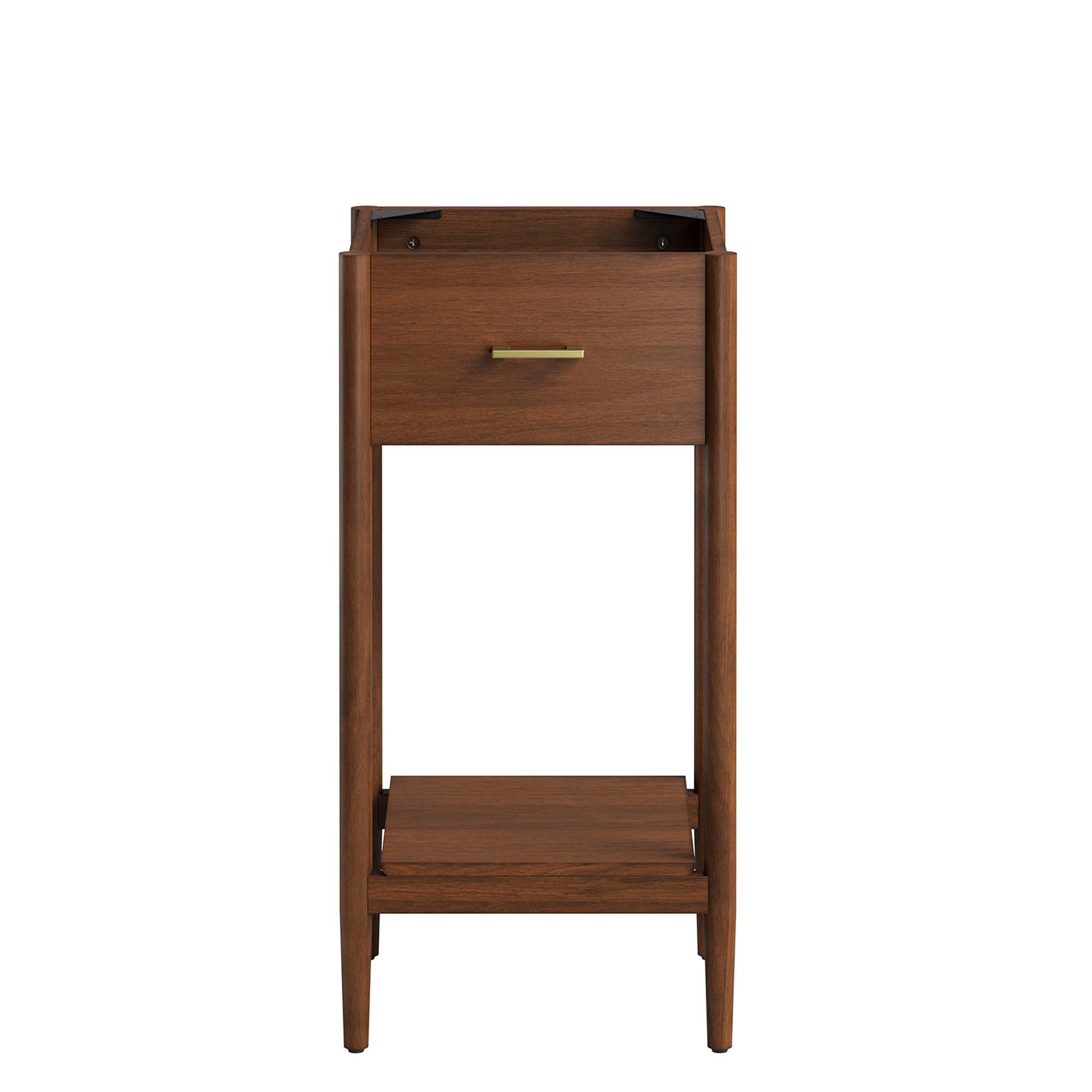 Zaire 18" Bathroom Vanity Cabinet (Sink Basin Not Included), Walnut