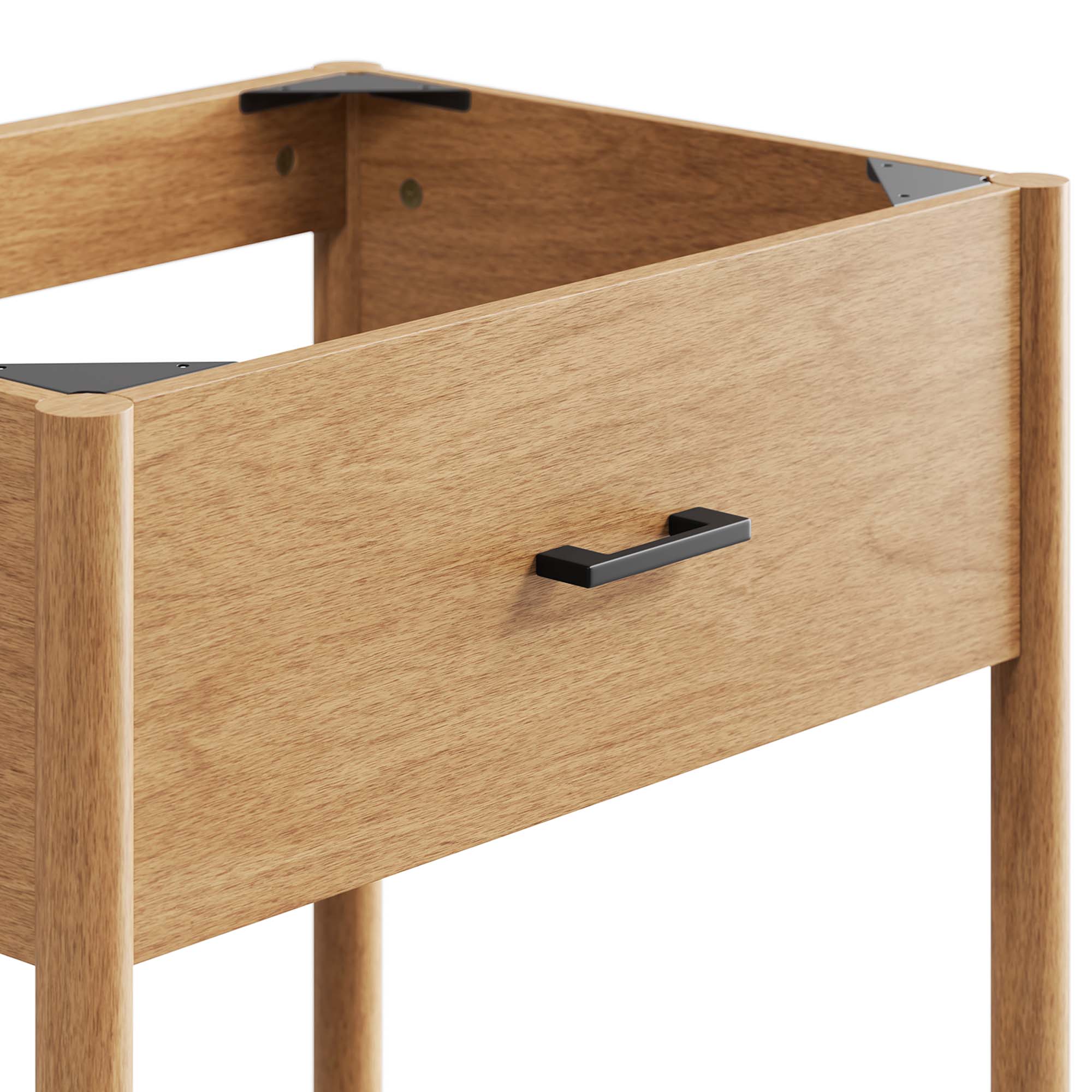 Zaire 24" Bathroom Vanity Cabinet (Sink Basin Not Included), Natural