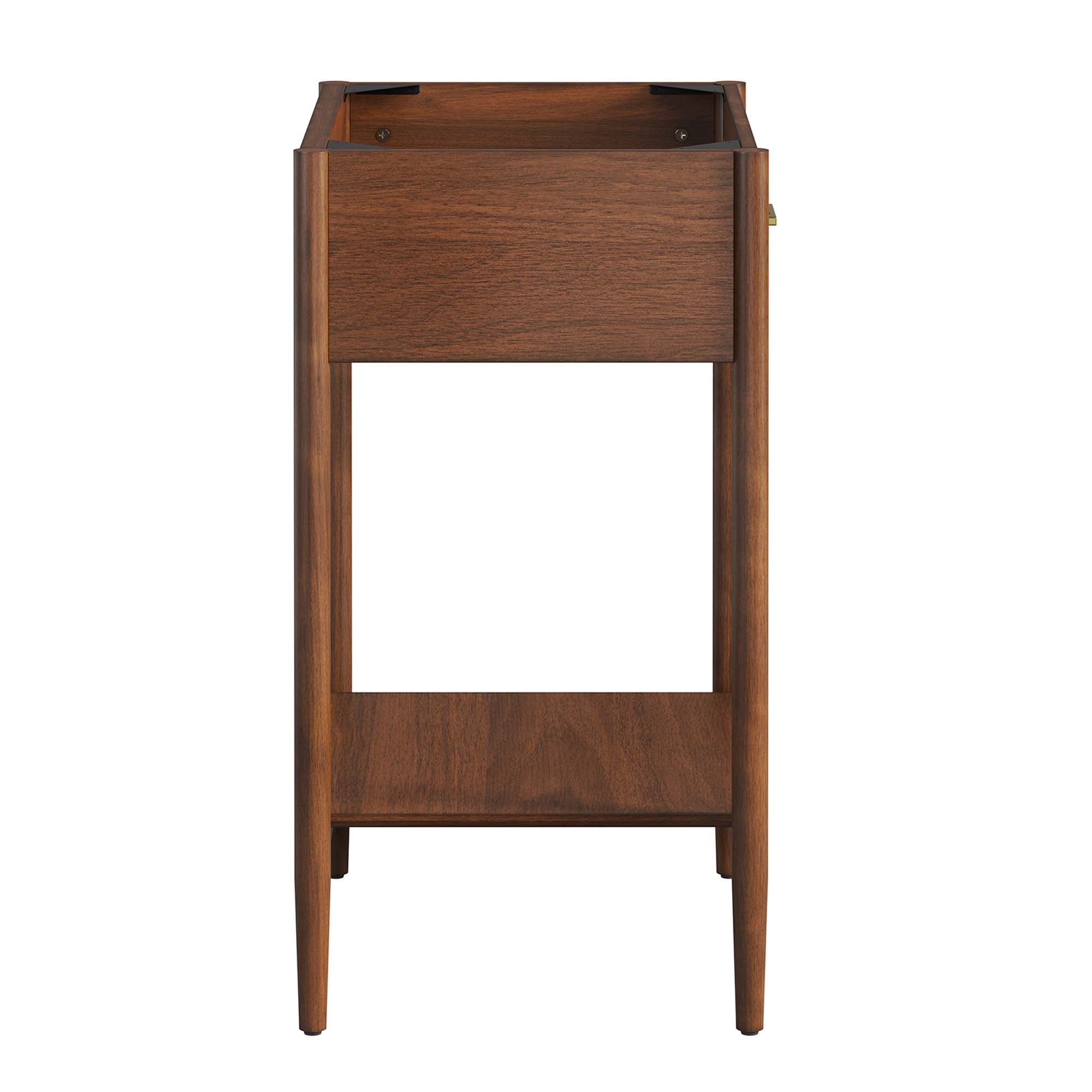 Zaire 24" Bathroom Vanity Cabinet (Sink Basin Not Included), Walnut