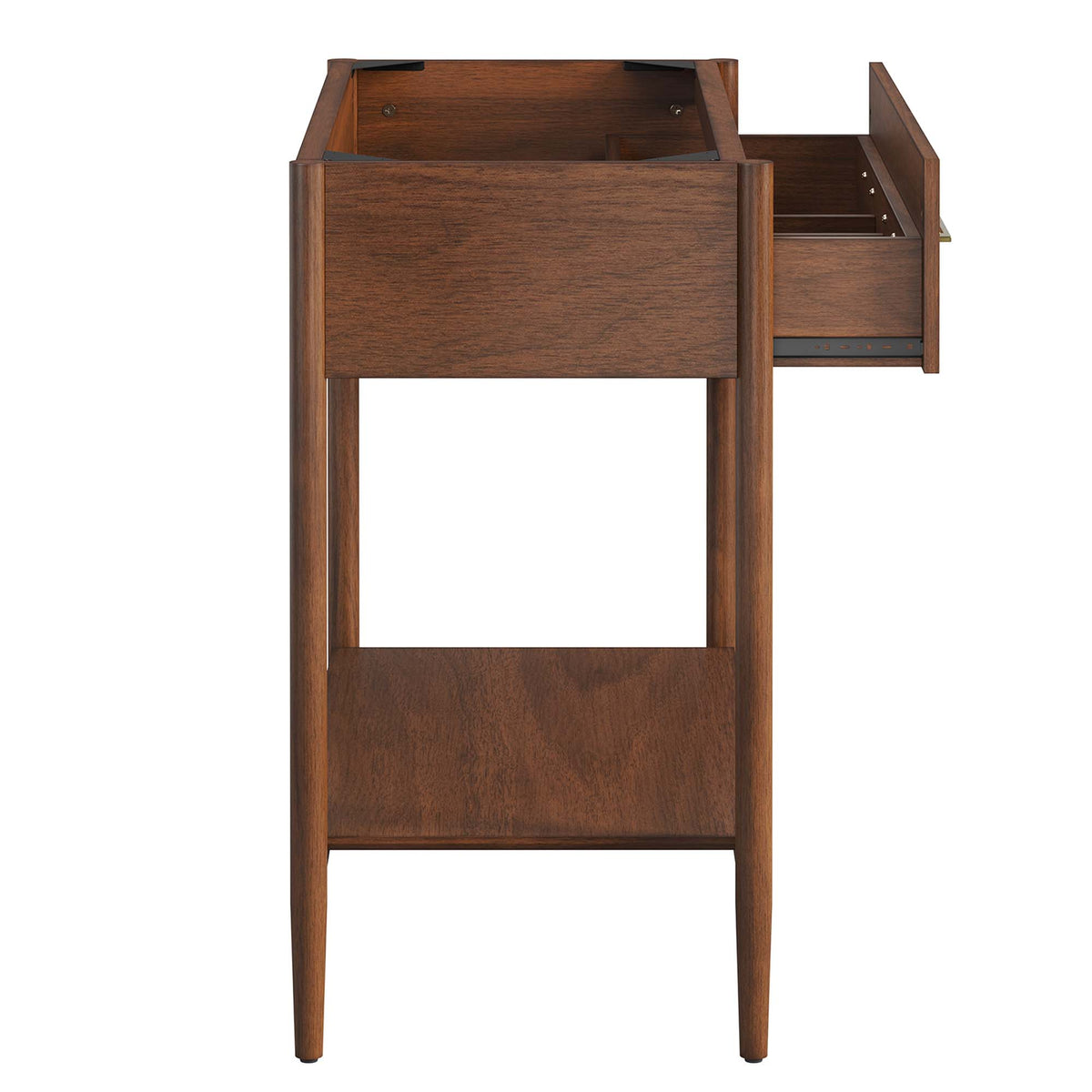 Zaire 36" Bathroom Vanity Cabinet (Sink Basin Not Included), Walnut