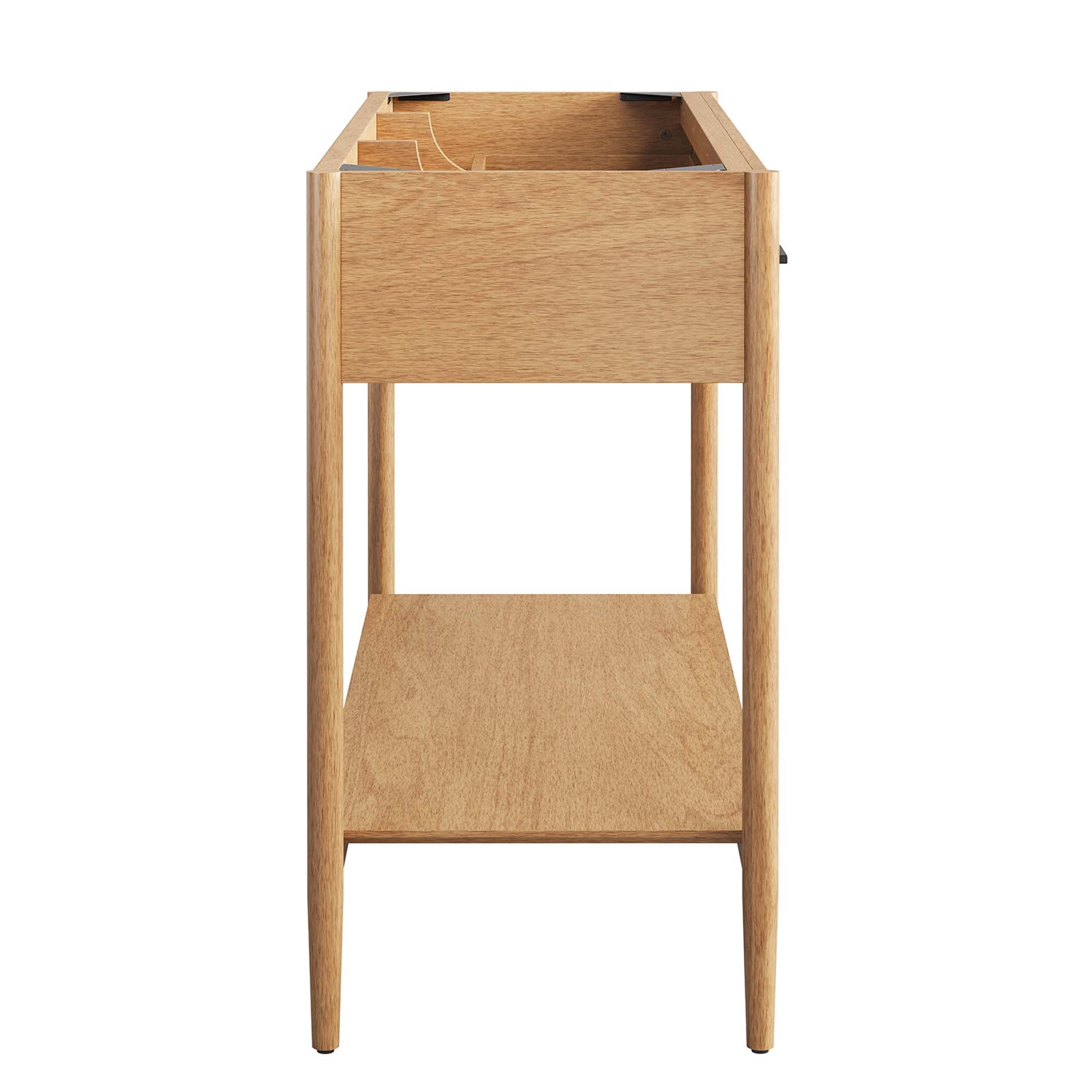 Zaire 48" Single Sink Compatible Bathroom Vanity Cabinet (Sink Basin Not Included), Natural