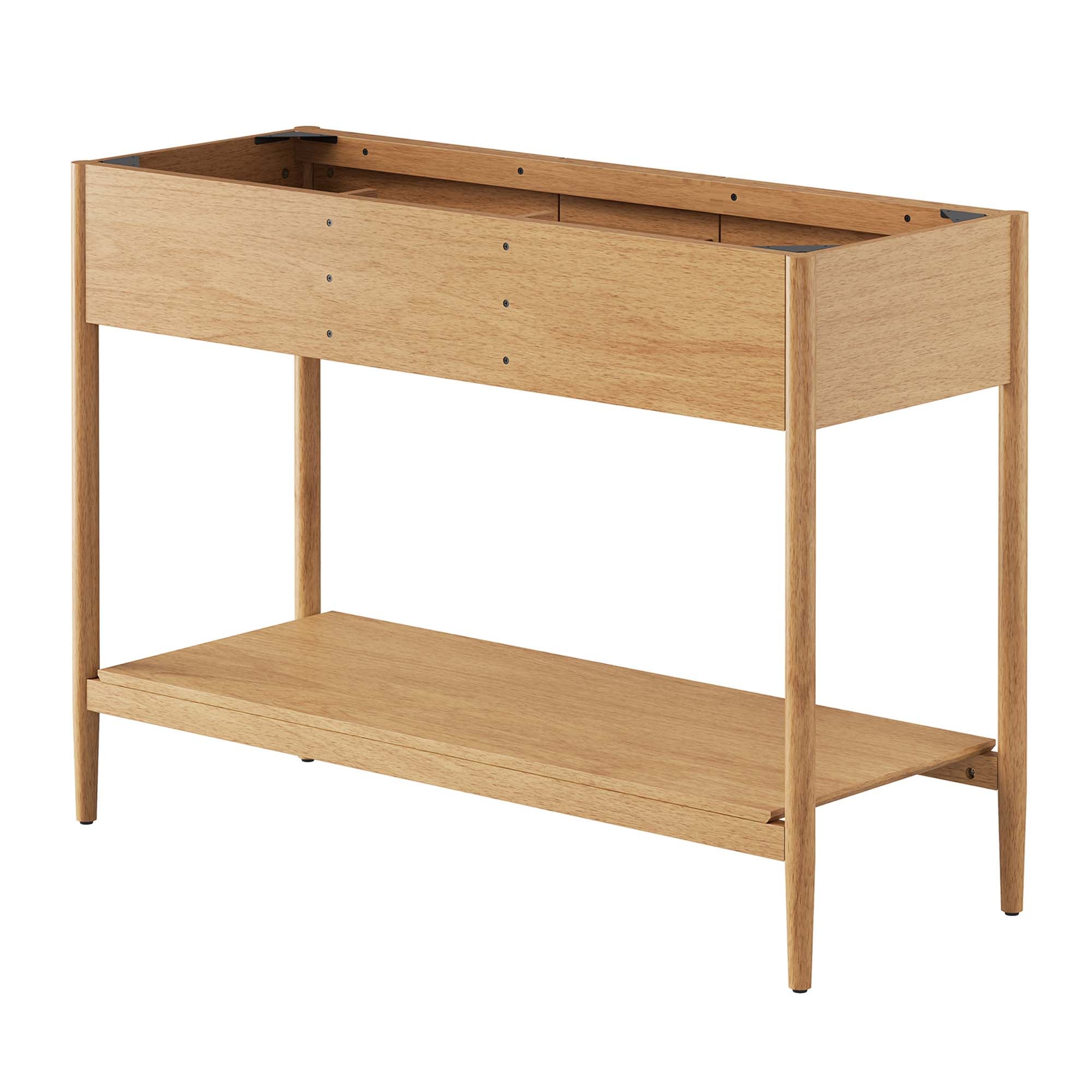 Zaire 48" Double Sink Compatible Bathroom Vanity Cabinet (Sink Basin Not Included), Natural