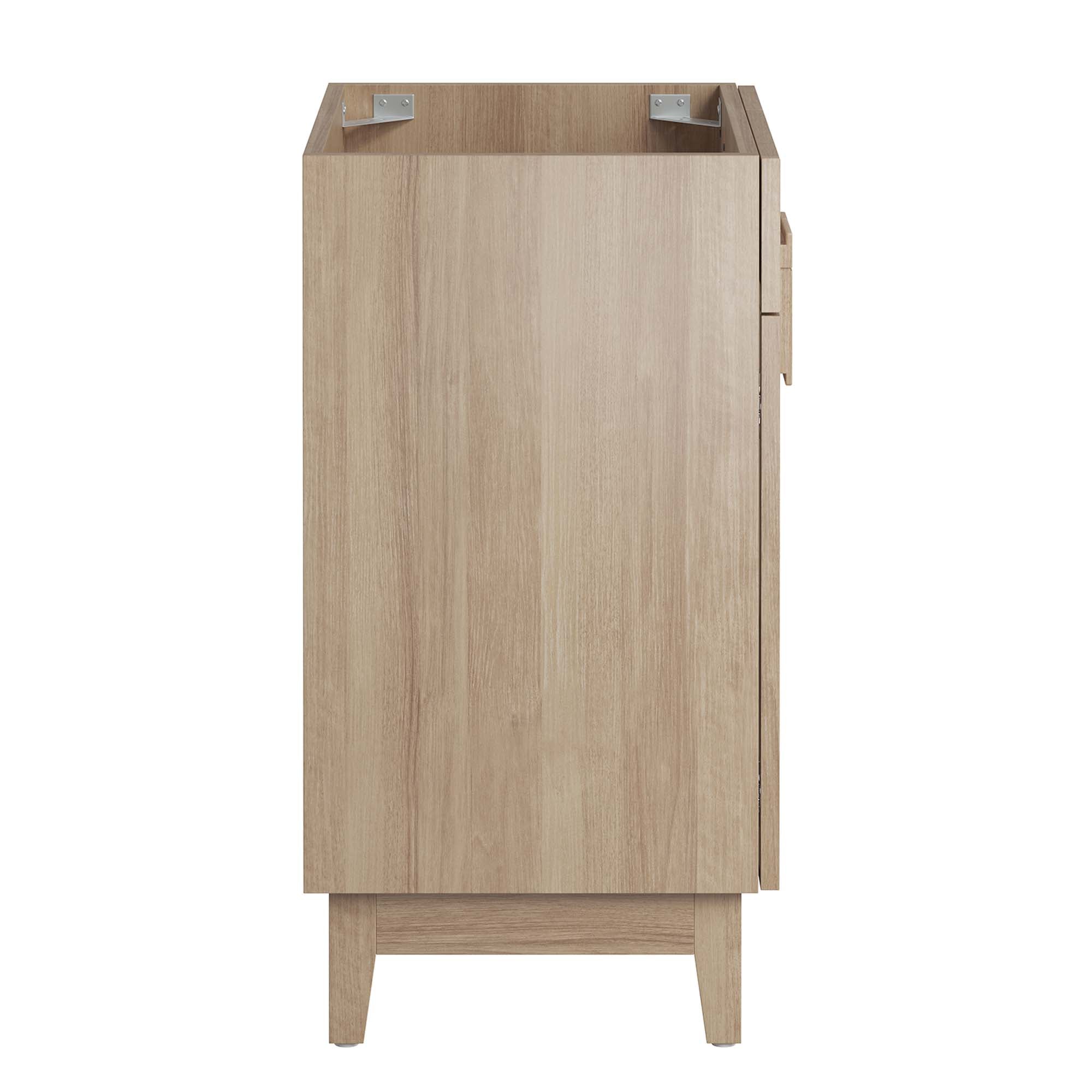 Miles 24" Bathroom Vanity Cabinet (Sink Basin Not Included), Oak