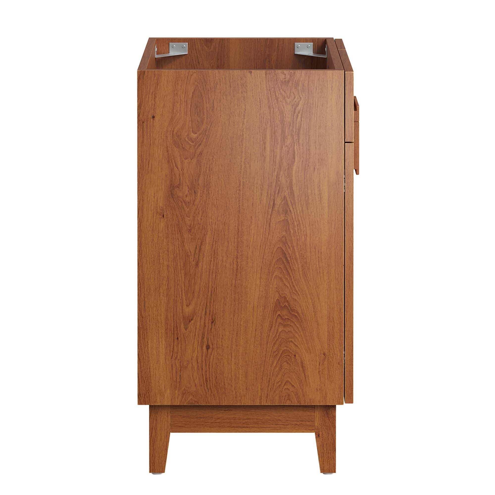 Miles 24" Bathroom Vanity Cabinet (Sink Basin Not Included), Walnut