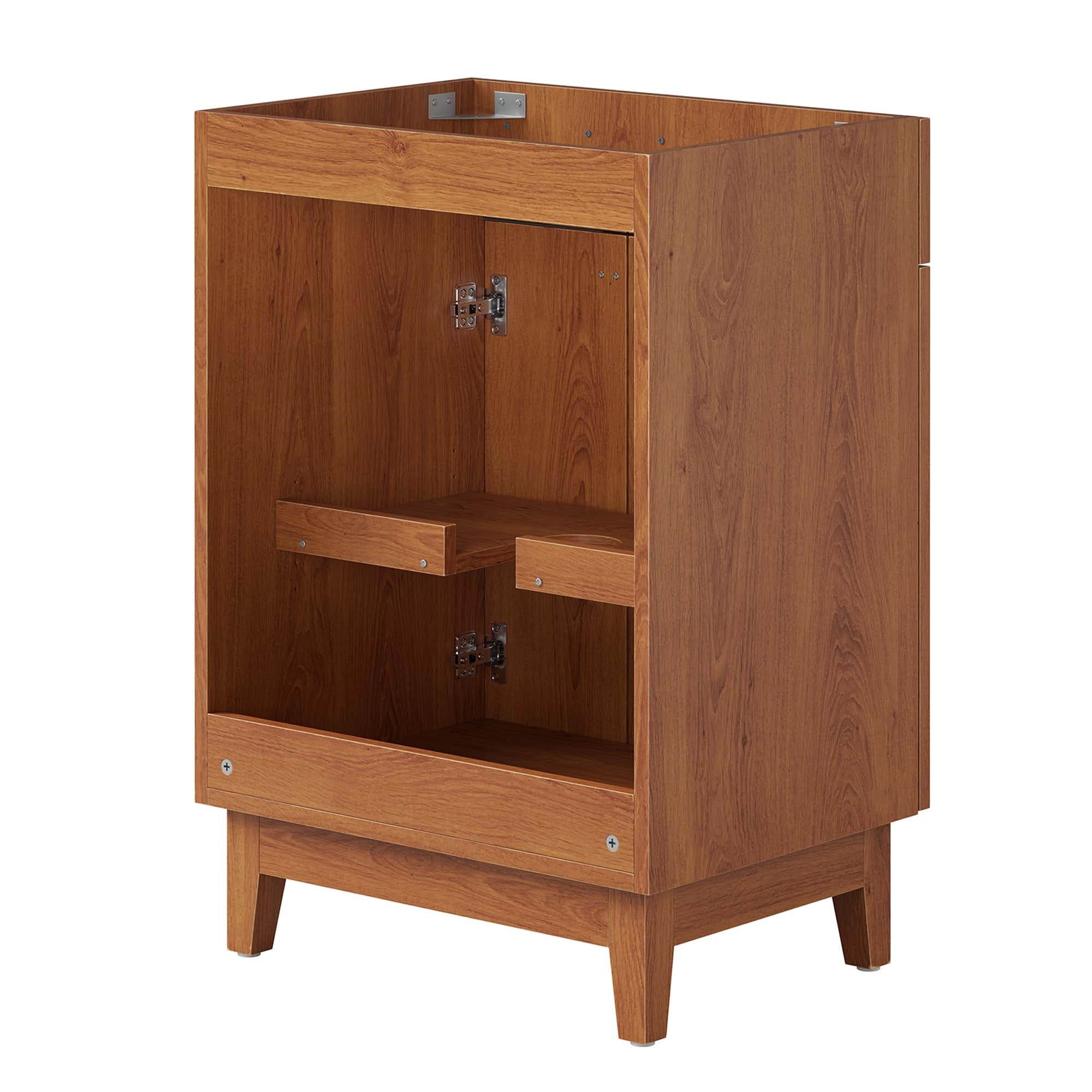 Miles 24" Bathroom Vanity Cabinet (Sink Basin Not Included), Walnut