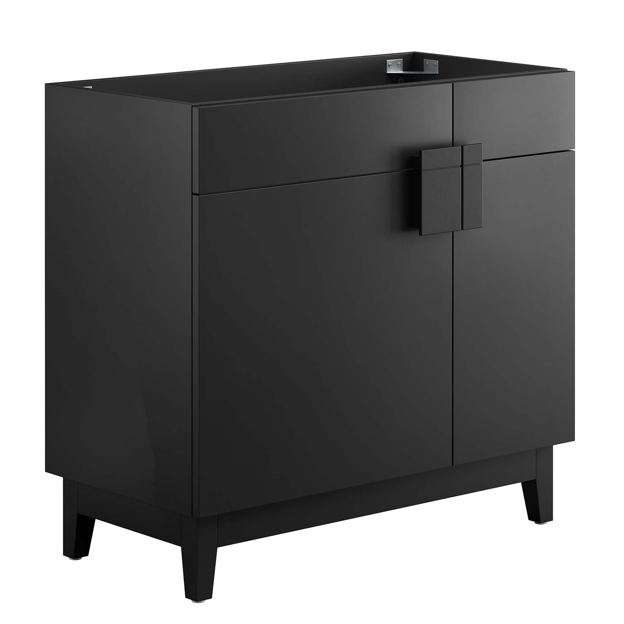 Miles 36" Bathroom Vanity Cabinet (Sink Basin Not Included), Black