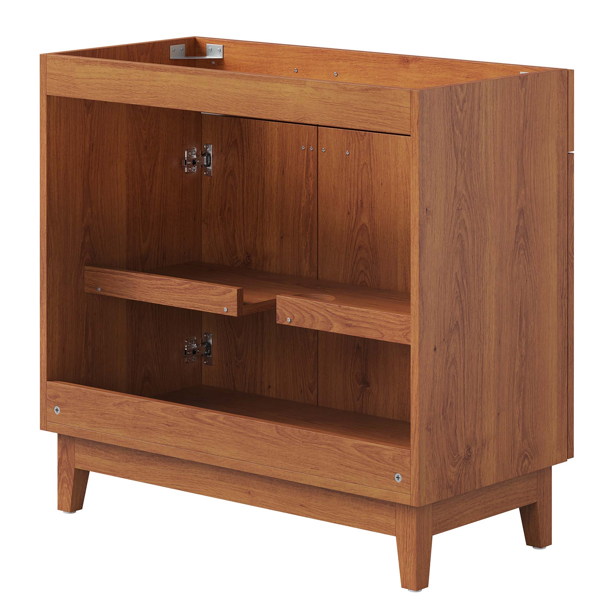Miles 36" Bathroom Vanity Cabinet (Sink Basin Not Included), Walnut