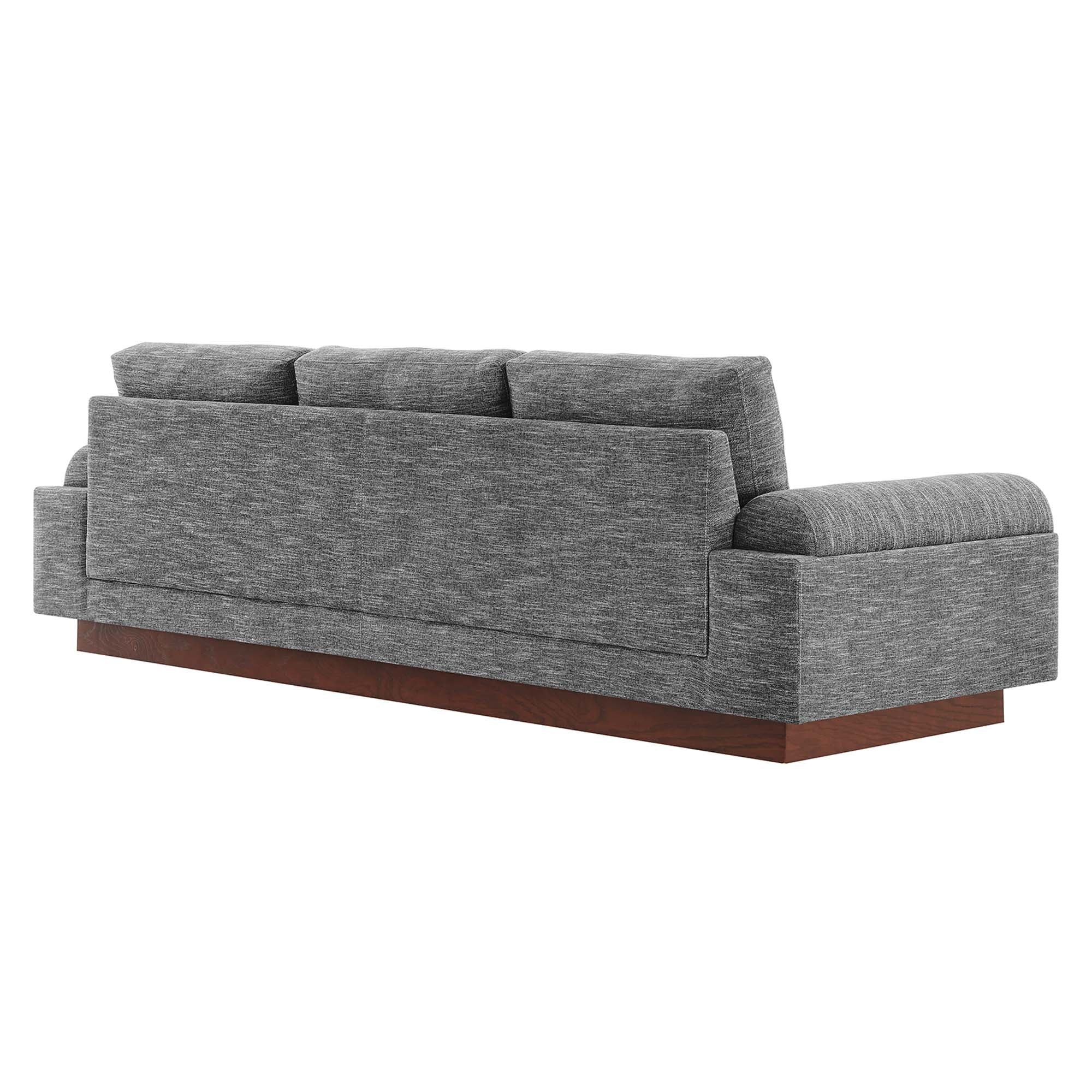 Oasis Upholstered Fabric Sofa, Gray