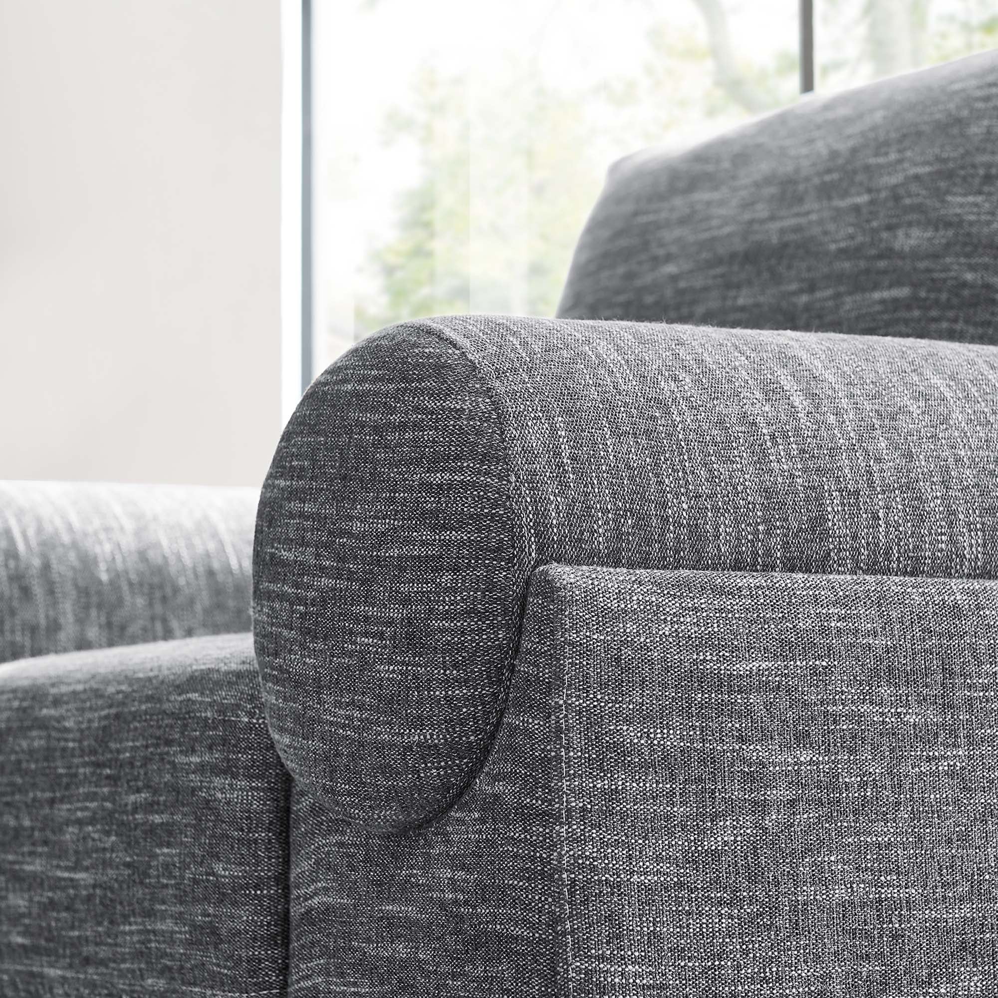 Oasis Upholstered Fabric Armchair, Gray