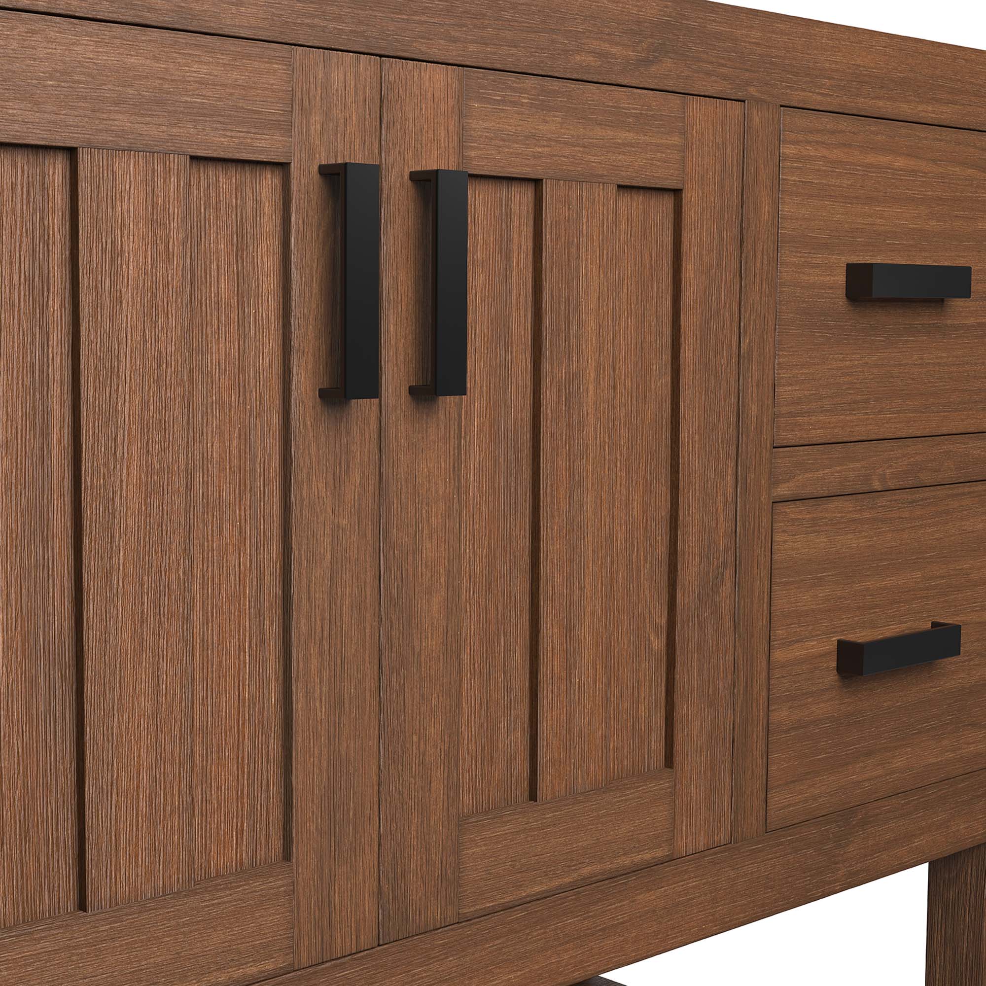 Ashlyn 36" Wood Bathroom Vanity Cabinet (Sink Basin Not Included), Walnut